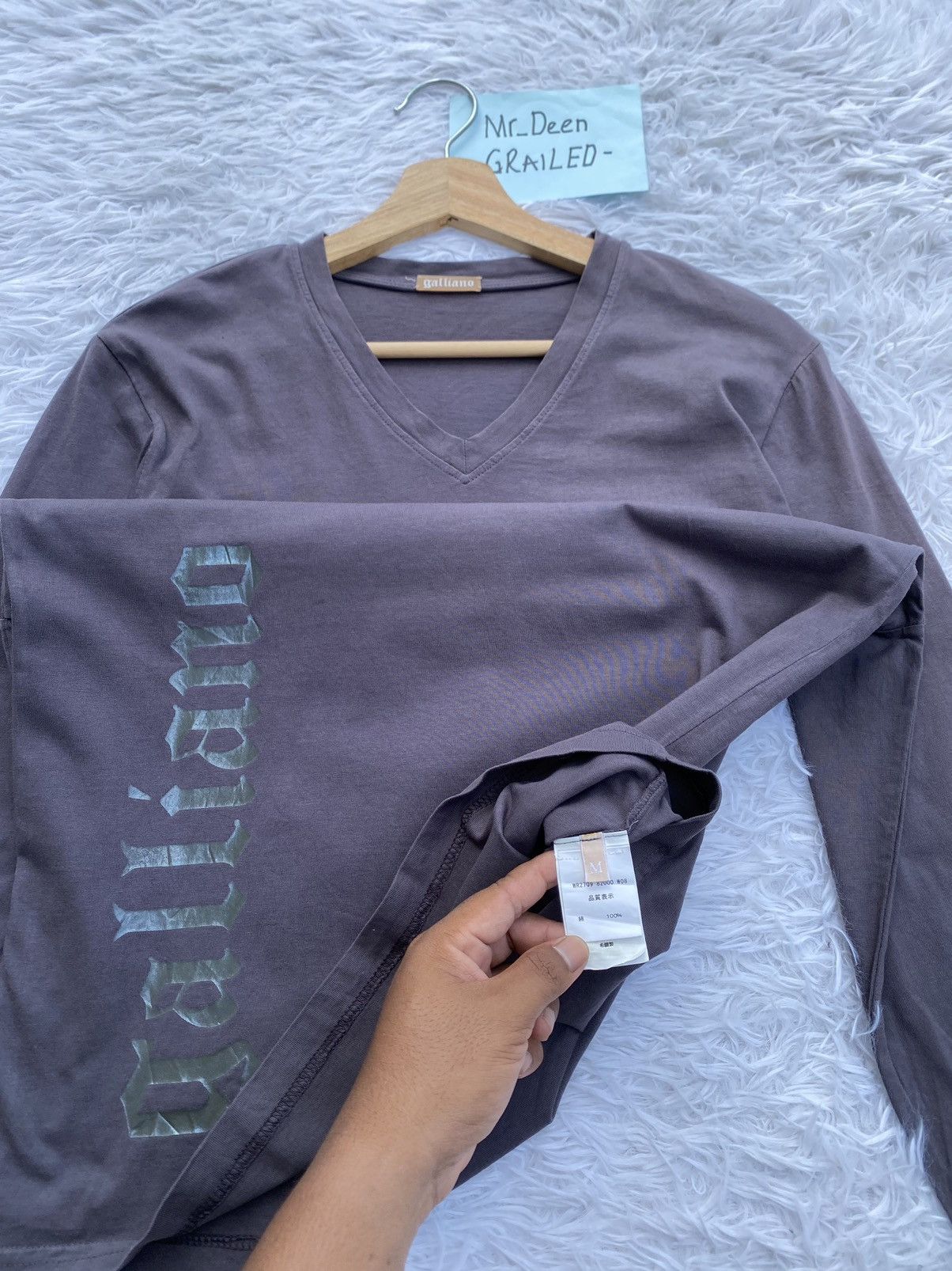 John Galliano Rare Vintage John Galliano Spellout Long sleeve Size US M / EU 48-50 / 2 - 13 Thumbnail