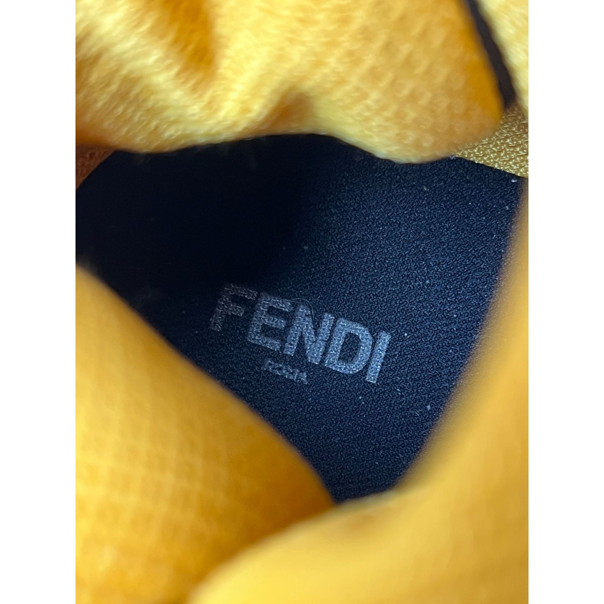 Fendi Fendi Roma Hi Top Leather Sneakers (Y0883) Size US 8 / EU 41 - 10 Thumbnail