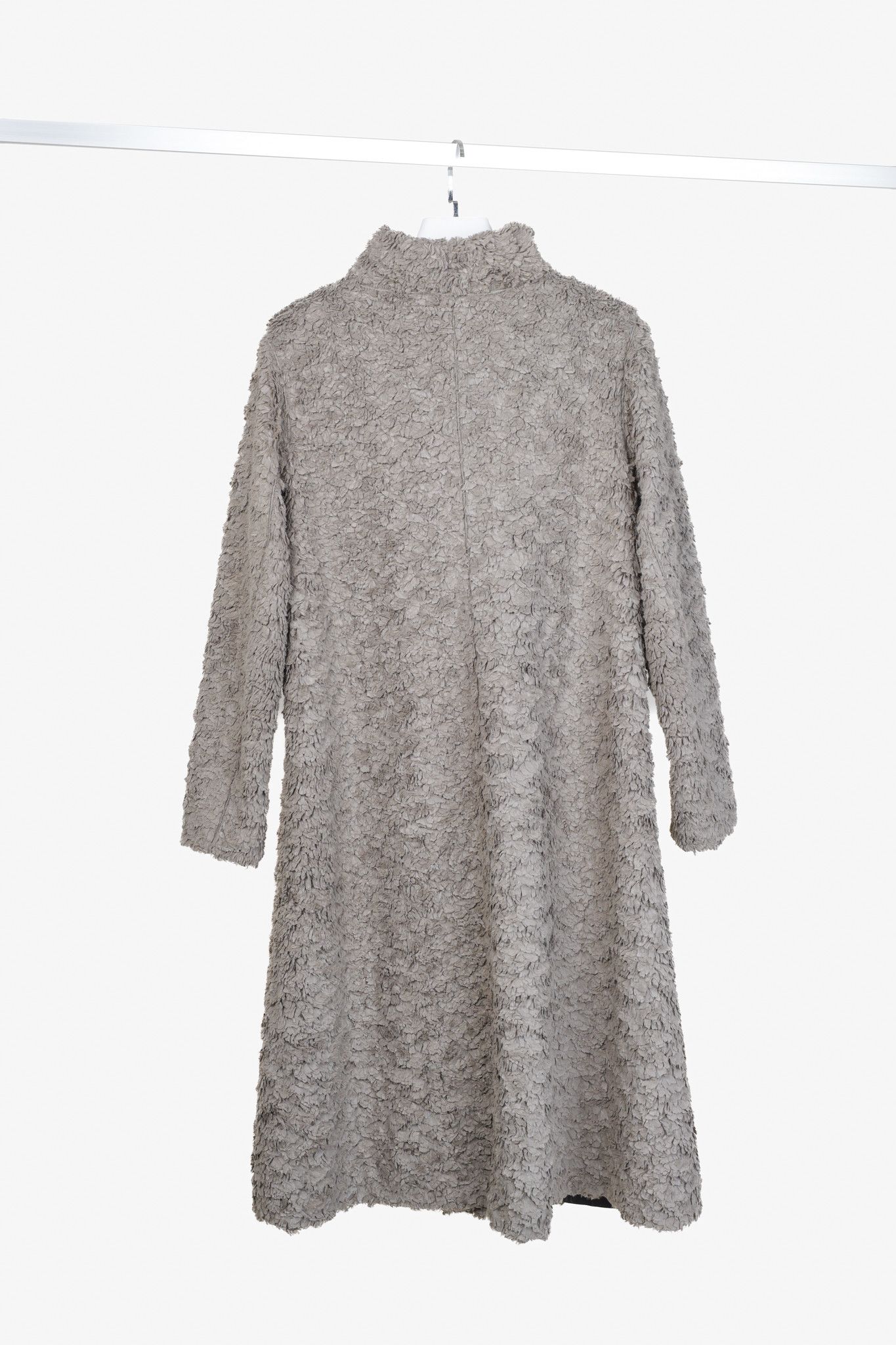 Annette Gortz Annette Gortz Grey Shadows Faux Shearling Coat Size M / US 6-8 / IT 42-44 - 2 Thumbnail