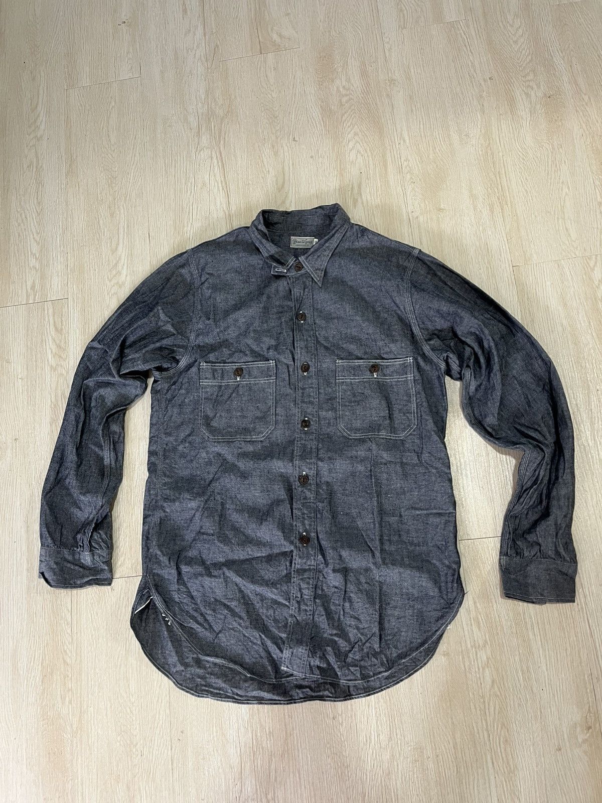 Warehouse & Co. Blue de gray chambray by warehouse & co Size US M / EU 48-50 / 2 - 1 Thumbnail
