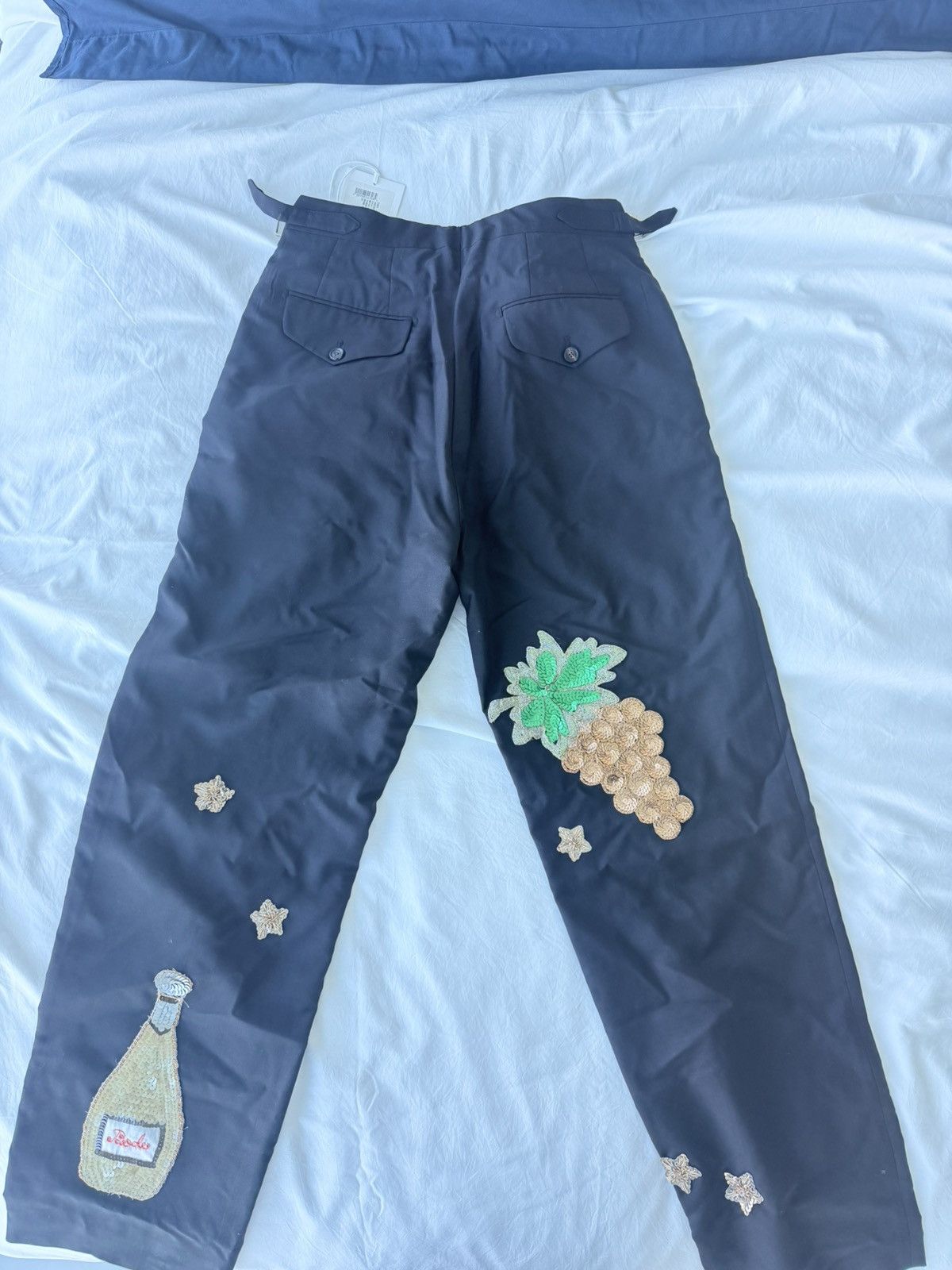 Bode BODE Embroidered Formal Trousers - Size 31 Size US 31 - 7 Thumbnail