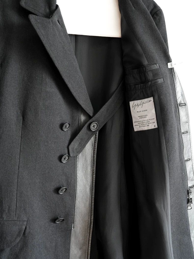 Yohji Yamamoto Yohji Yamamoto13 AW Parched Leather Zip Show Jacket 2503-Ne Size US M / EU 48-50 / 2 - 4 Thumbnail