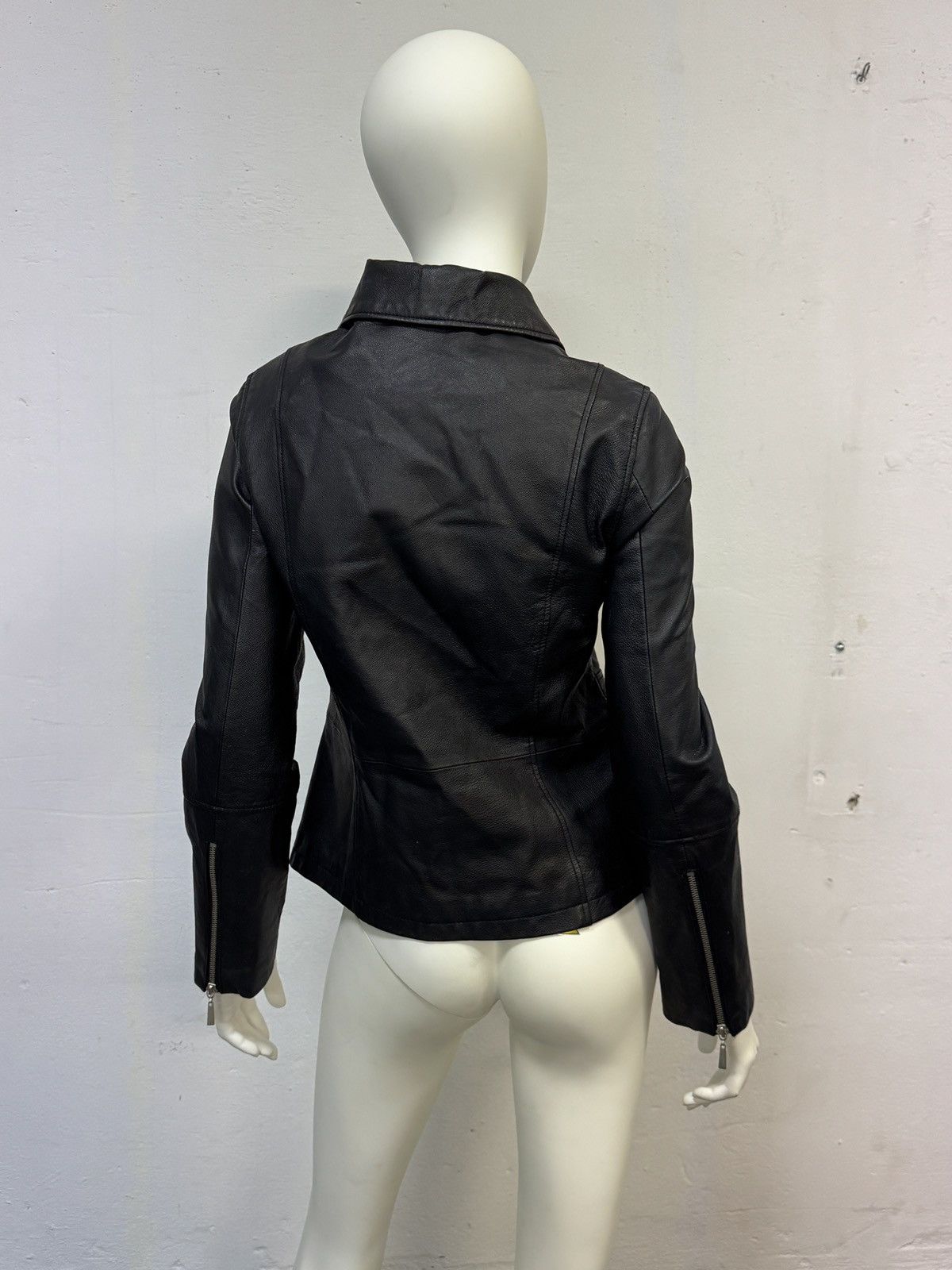 Japanese Brand Vintage Real Leather Avant Garde y2k Jacket Size S / US 4 / IT 40 - 3 Thumbnail