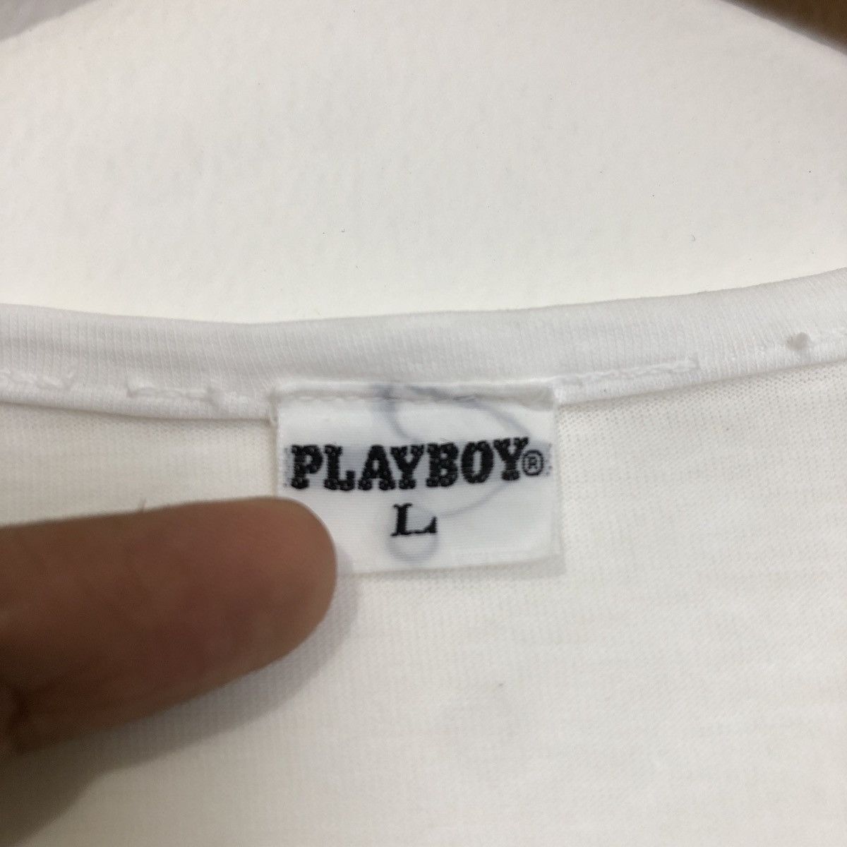 Playboy × Vintage Vintage 90s Playboy T-Shirt Size US L / EU 52-54 / 3 - 5 Thumbnail