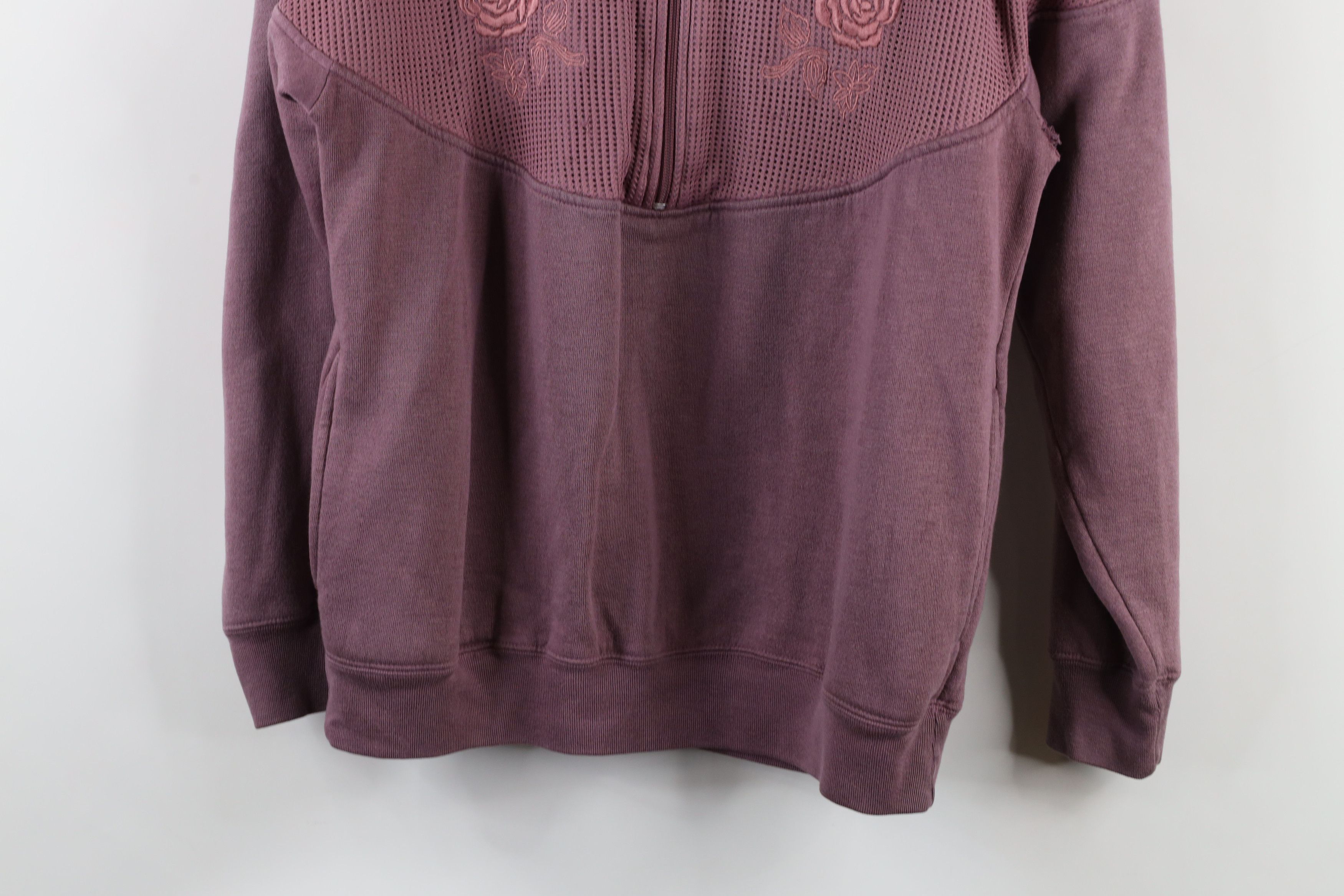 Vintage Vintage 90s Country Primitive Rose Flower Sweatshirt Size S / US 4 / IT 40 - 3 Thumbnail