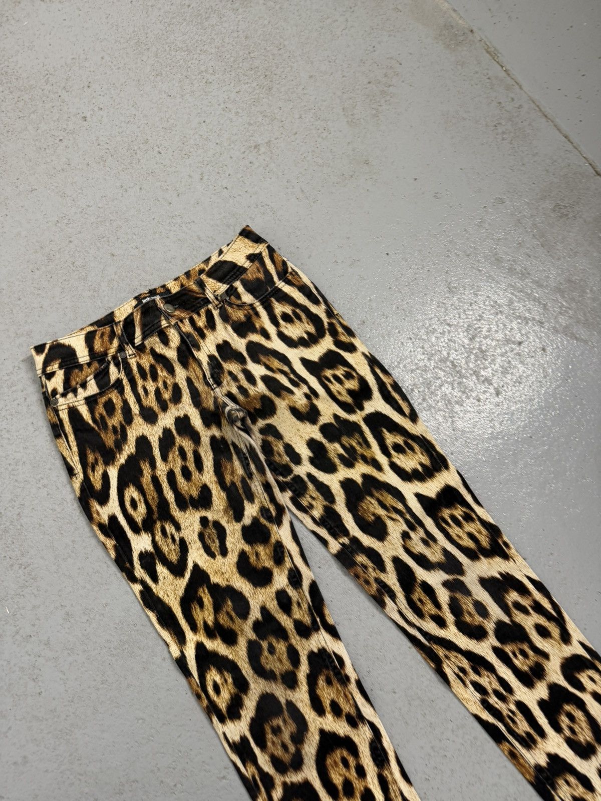 Just Cavalli Just Cavalli Leopard Overprinted Jeans Size 27" / US 4 / IT 40 - 3 Thumbnail