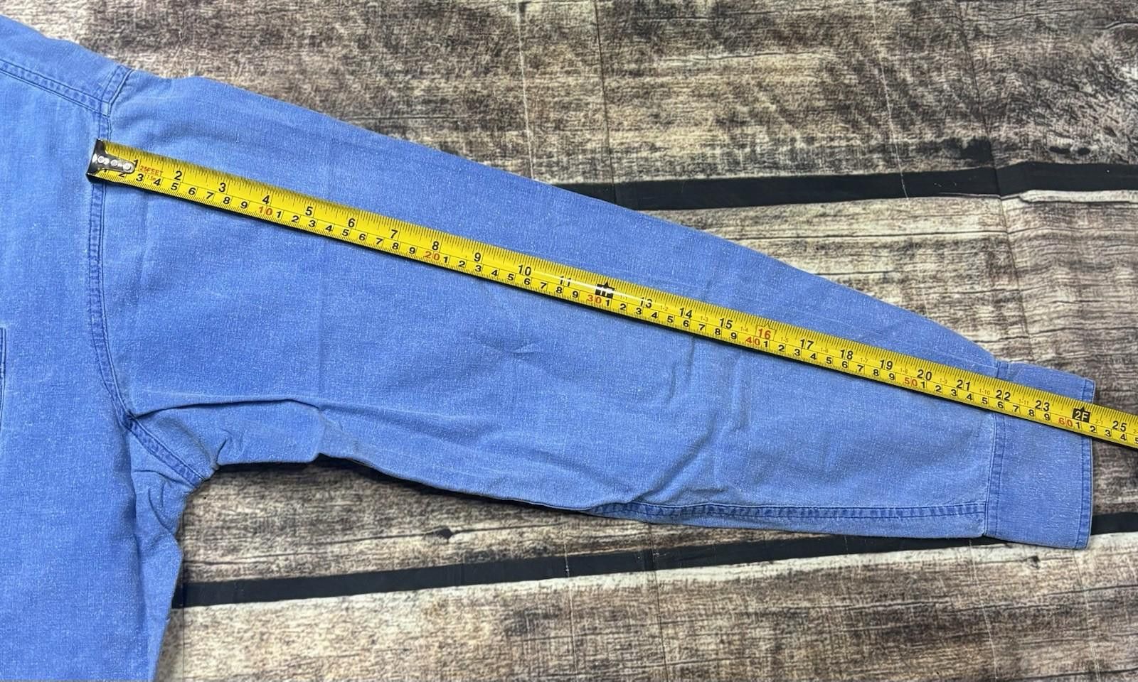 Saks Fifth Avenue 90s Saks Fifth Avenue Real Clothes Shirt Men XL Denim Poplin Size US XL / EU 56 / 4 - 11 Thumbnail