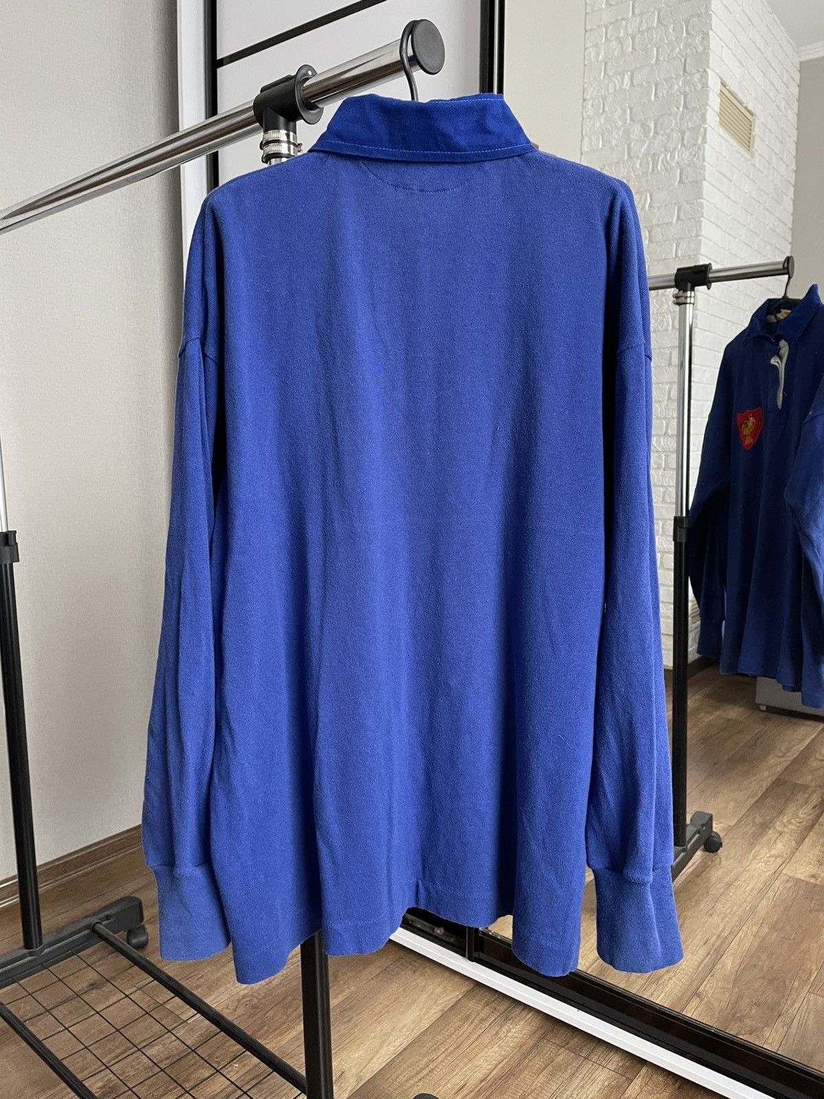 Vintage France Rugby Vintage Sweatshirt Pullover 70s 80s Size US XL / EU 56 / 4 - 4 Thumbnail