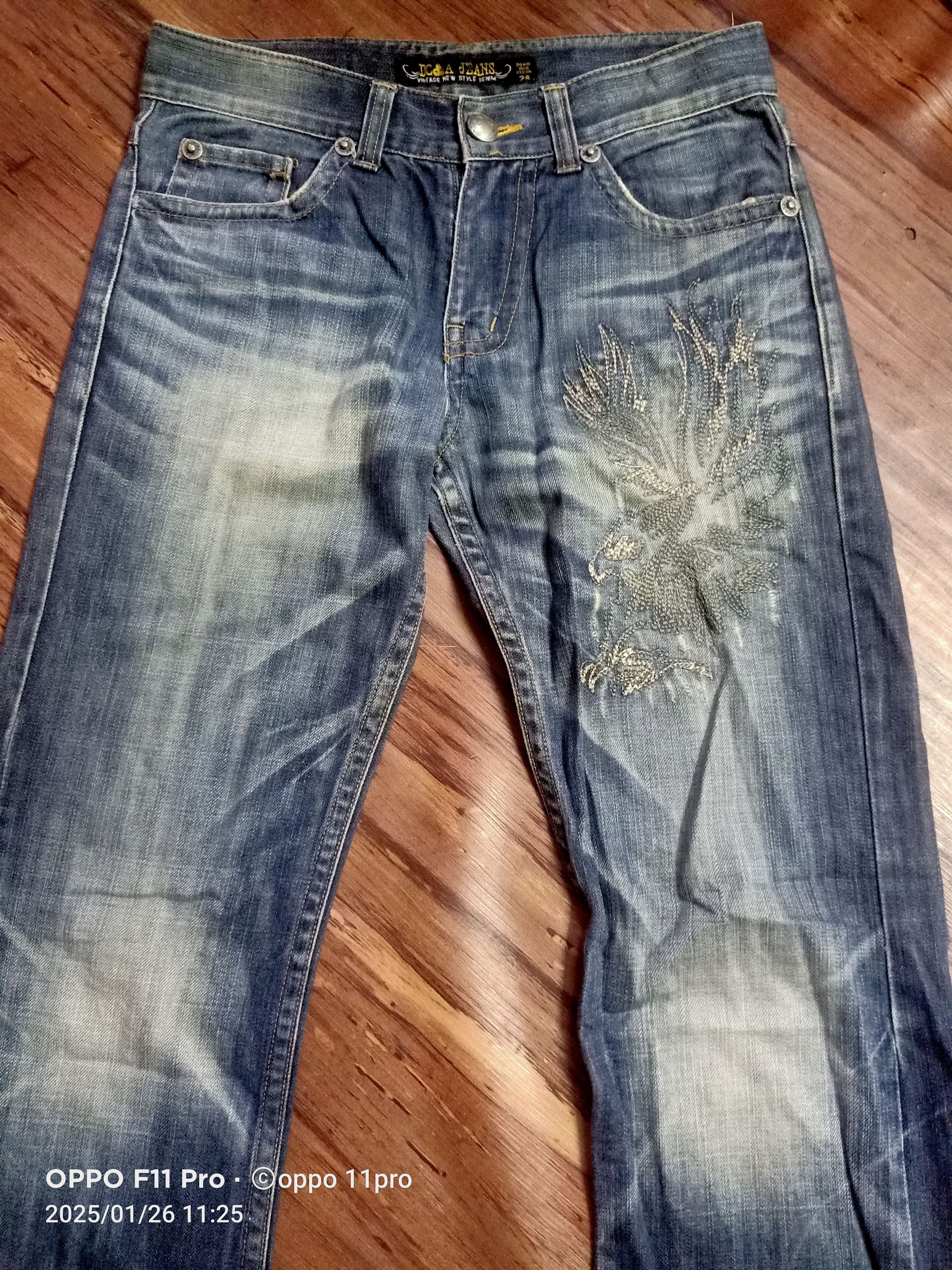 If Six Was Nine × Japanese Brand Robbie William Tour Denim Dc&Ac Denim Flare Size US 31 - 11 Thumbnail