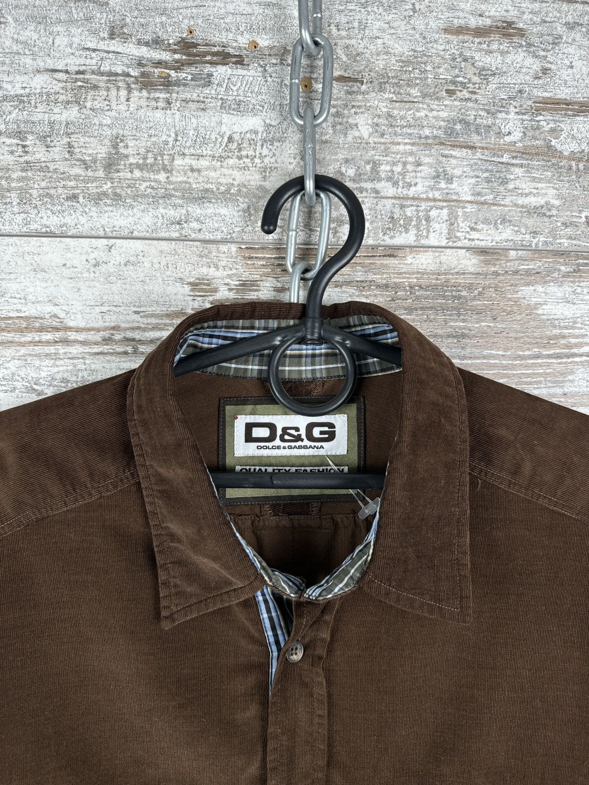 Dolce & Gabbana Vintage Dolce & Gabbana Shirts Button Up velvet corduroy y2k Size US M / EU 48-50 / 2 - 7 Thumbnail
