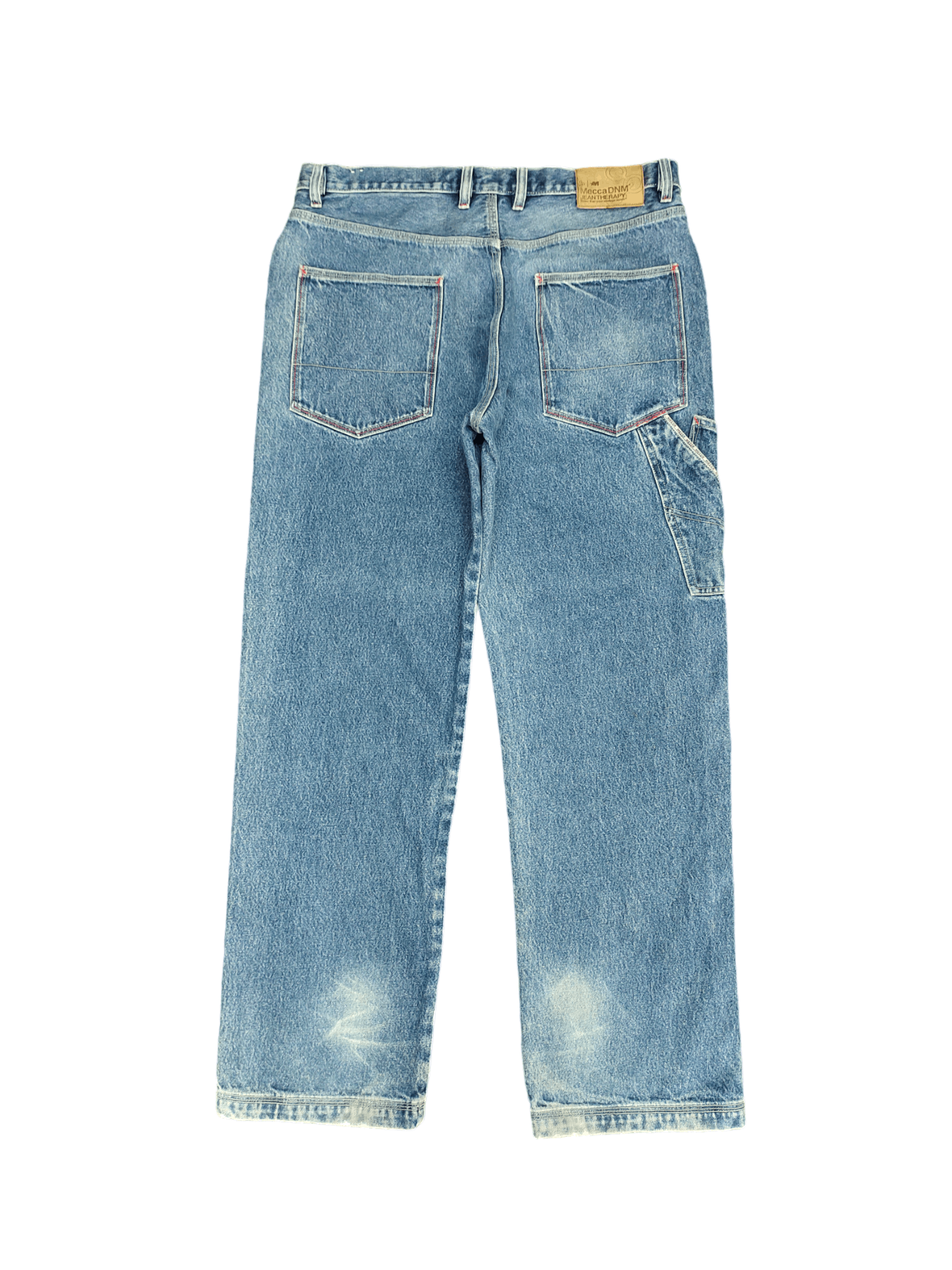 Mecca Vintage 90s Mecca Carpenter Wide Leg Denim Baggy Jeans Size US 36 / EU 52 - 12 Thumbnail