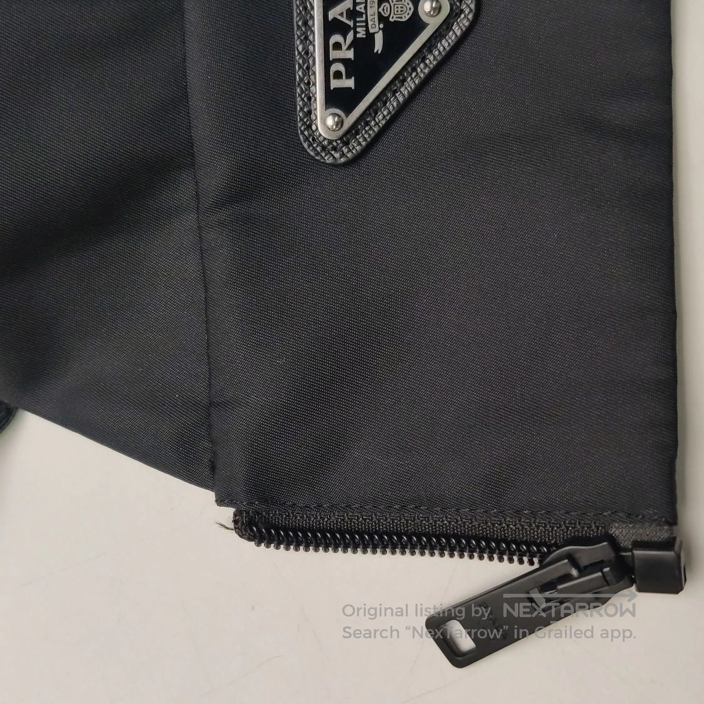 Prada Prada Black Zip Vest with Triangle Logo . Size M / US 6-8 / IT 42-44 - 8 Thumbnail