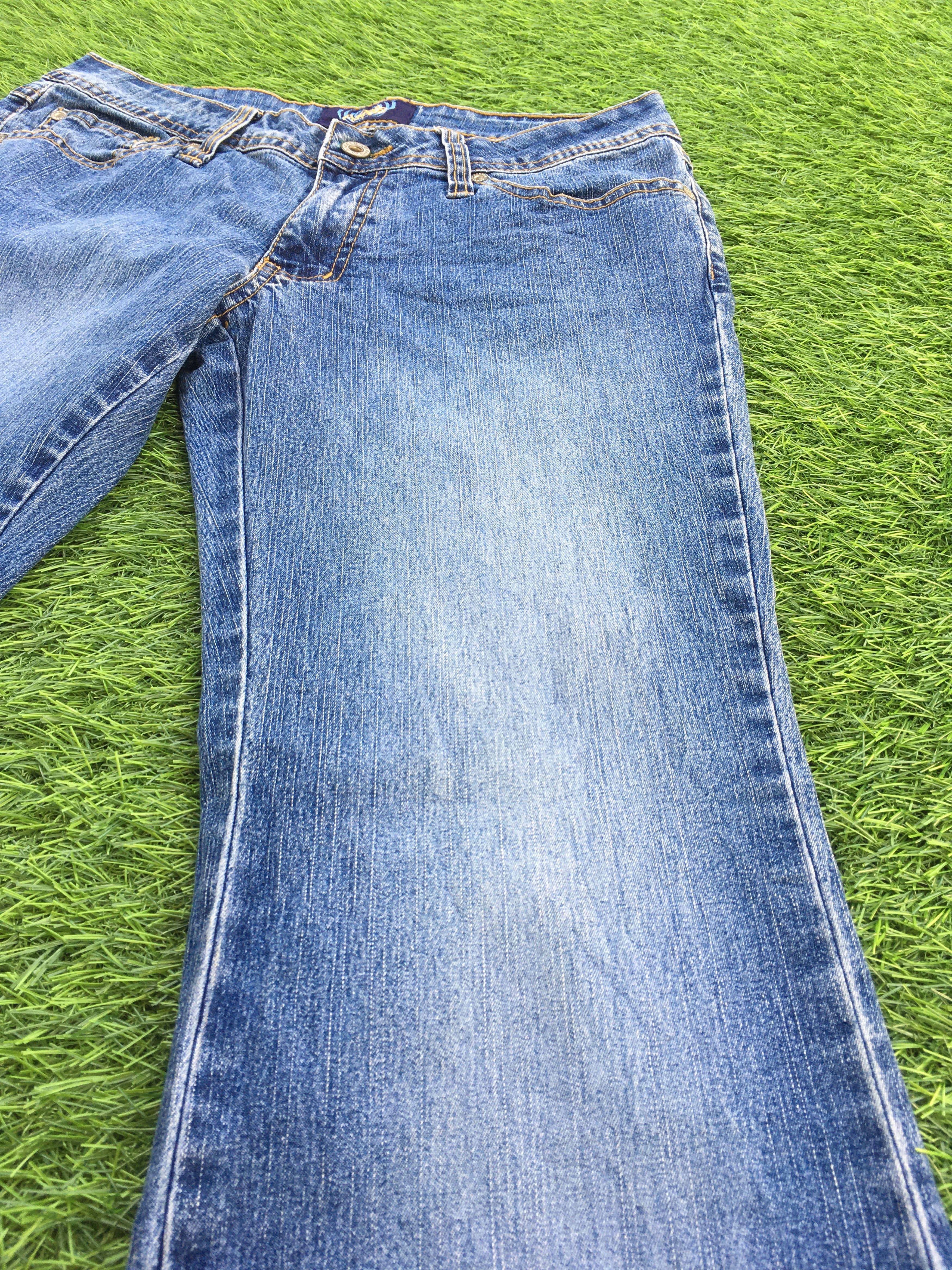 Designer × Jean Distressed Bootcut Stretch Jeans D-941 Size 26" / US 2 / IT 38 - 7 Thumbnail