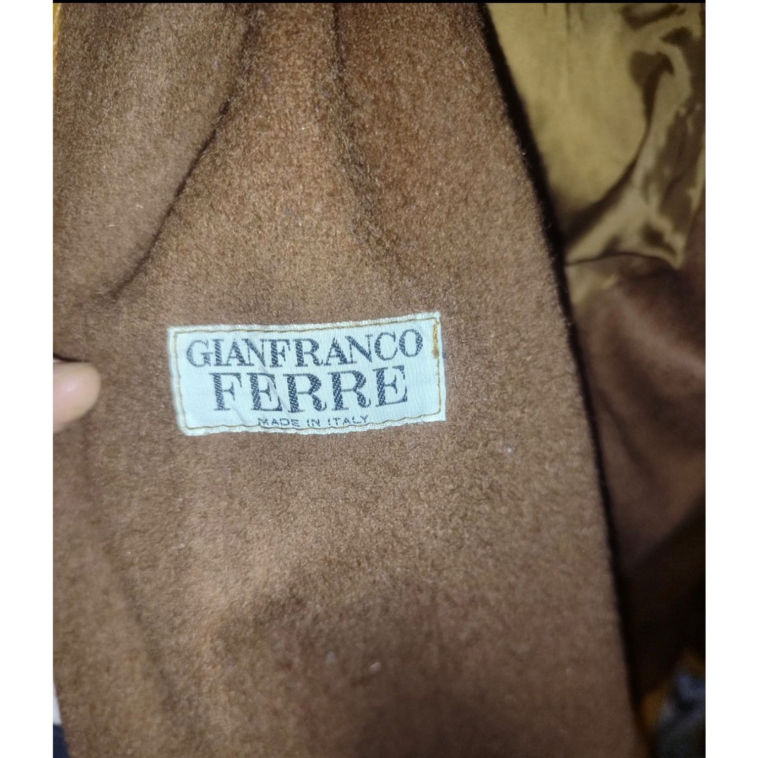Gianfranco Ferre Ferre Classic Brown Leather Jacket Sz M Size M / US 6-8 / IT 42-44 - 5 Thumbnail