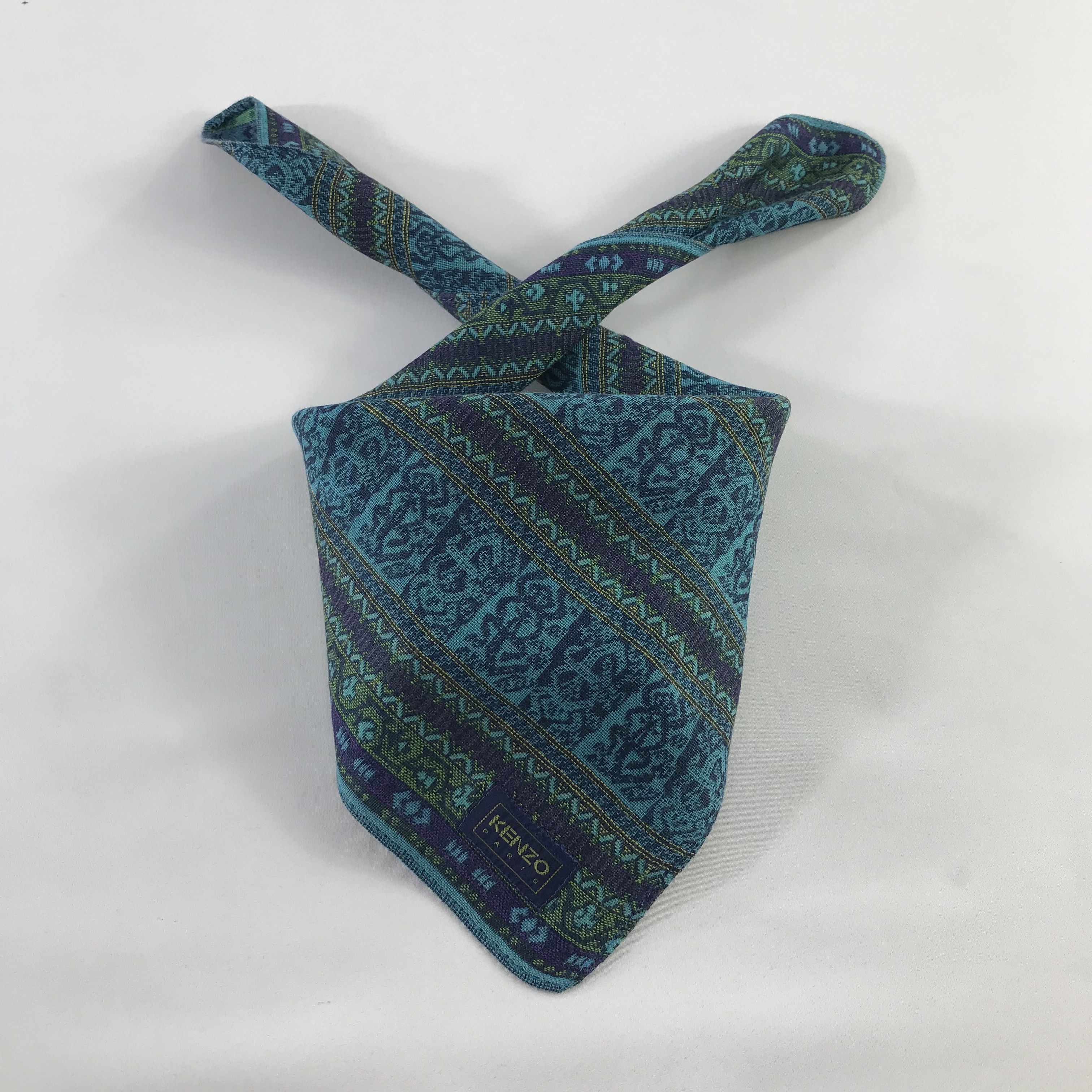 Kenzo × Vintage Kenzo Bandana / Handkerchief / Neckerchief - S724 Size ONE SIZE - 3 Thumbnail
