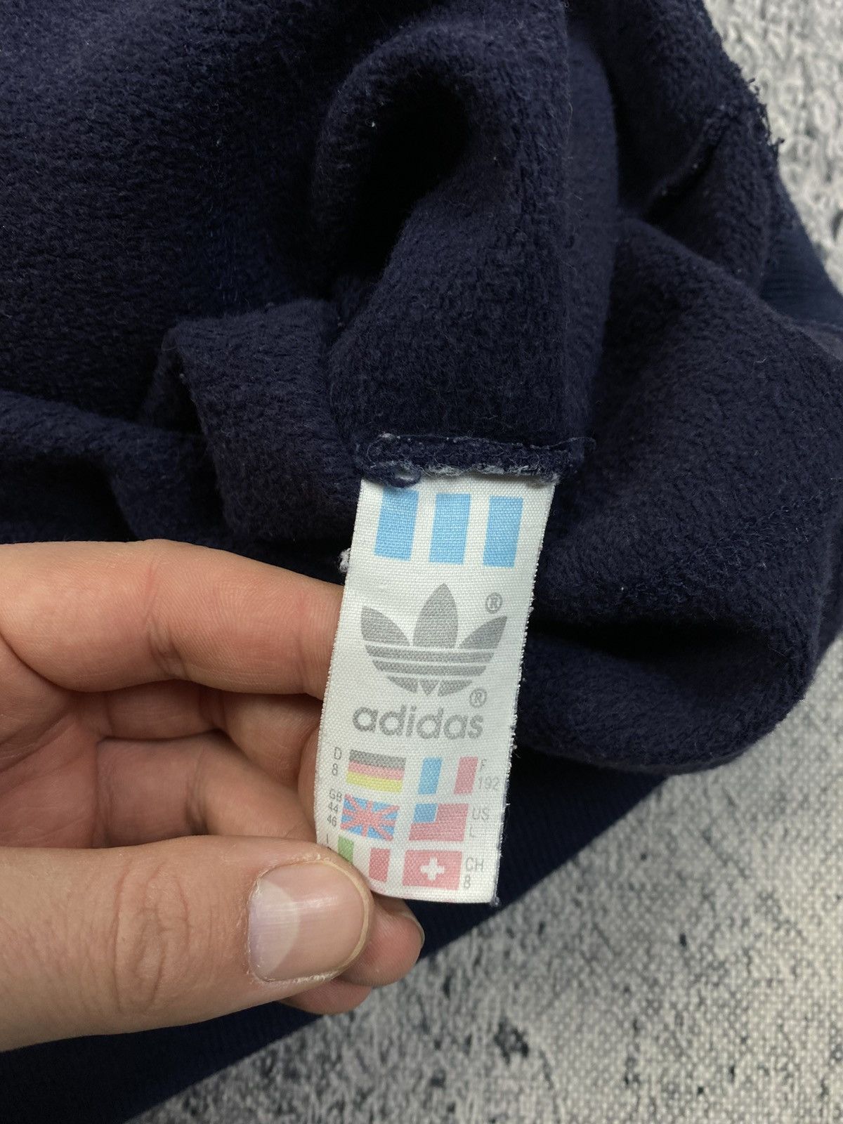 Adidas × Vintage Vintage Crewneck Adidas Streetwear 80’ Size US L / EU 52-54 / 3 - 11 Thumbnail