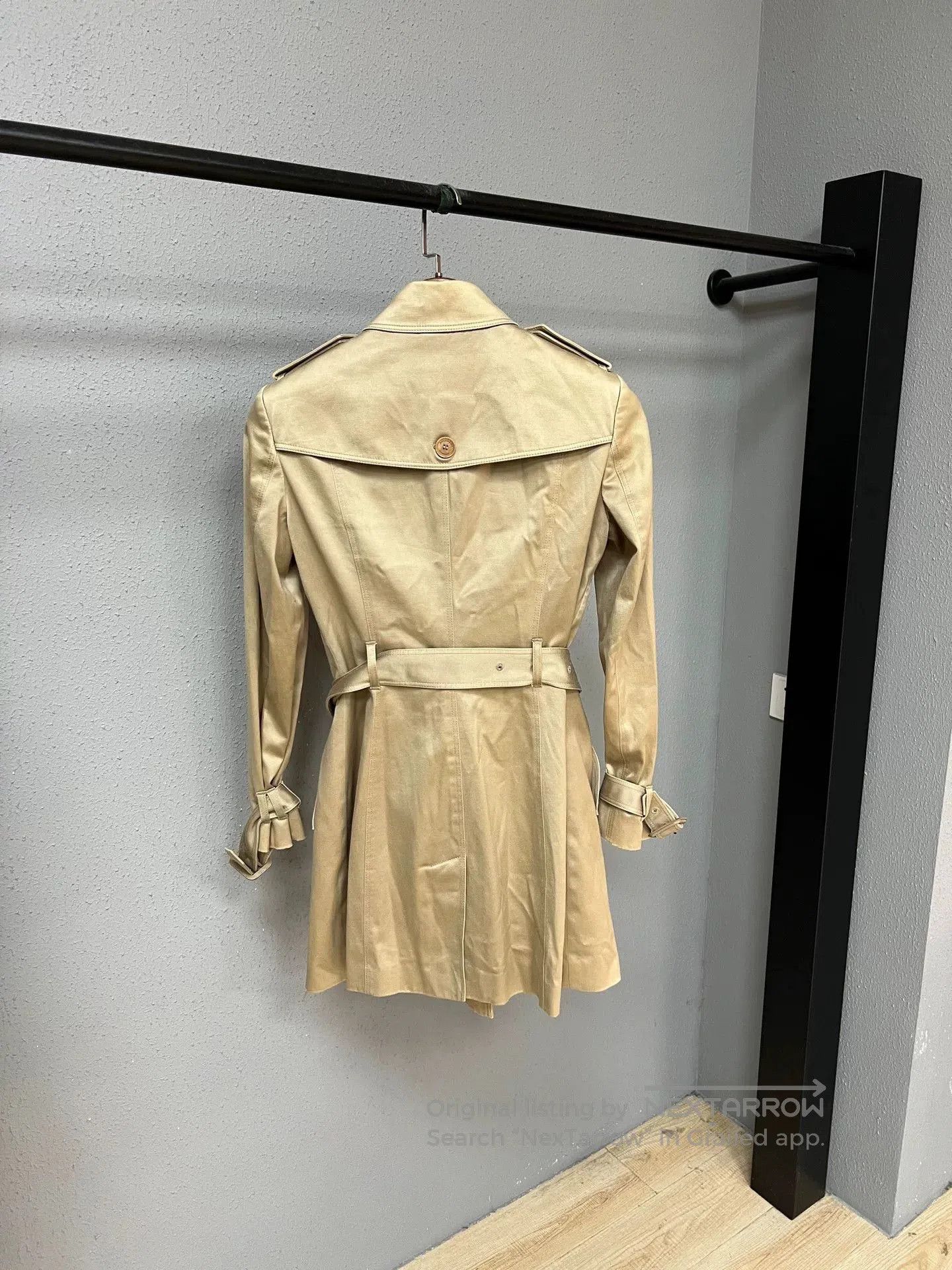 Burberry burberry khaki check trench coat. Size XS / US 0-2 / IT 36-38 - 2 Thumbnail