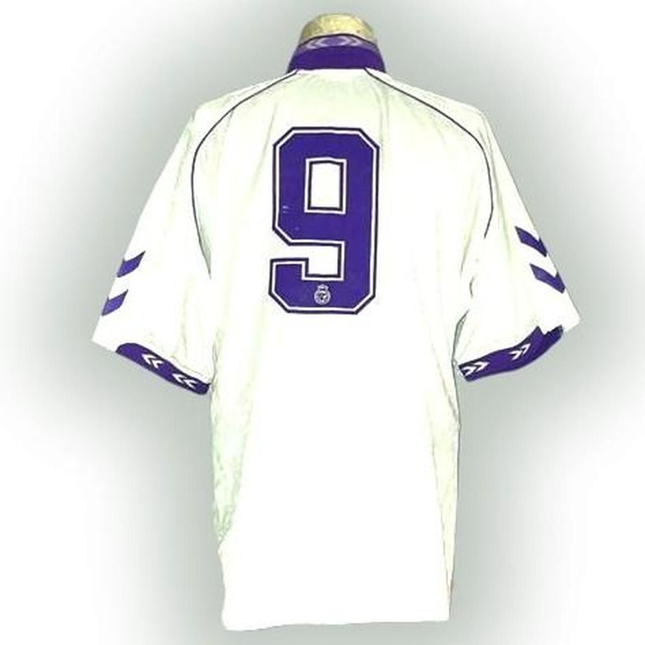 Hummel Real Madrid Spain 1993 1994 Home Shirt Jersey Size US L / EU 52-54 / 3 - 3 Thumbnail