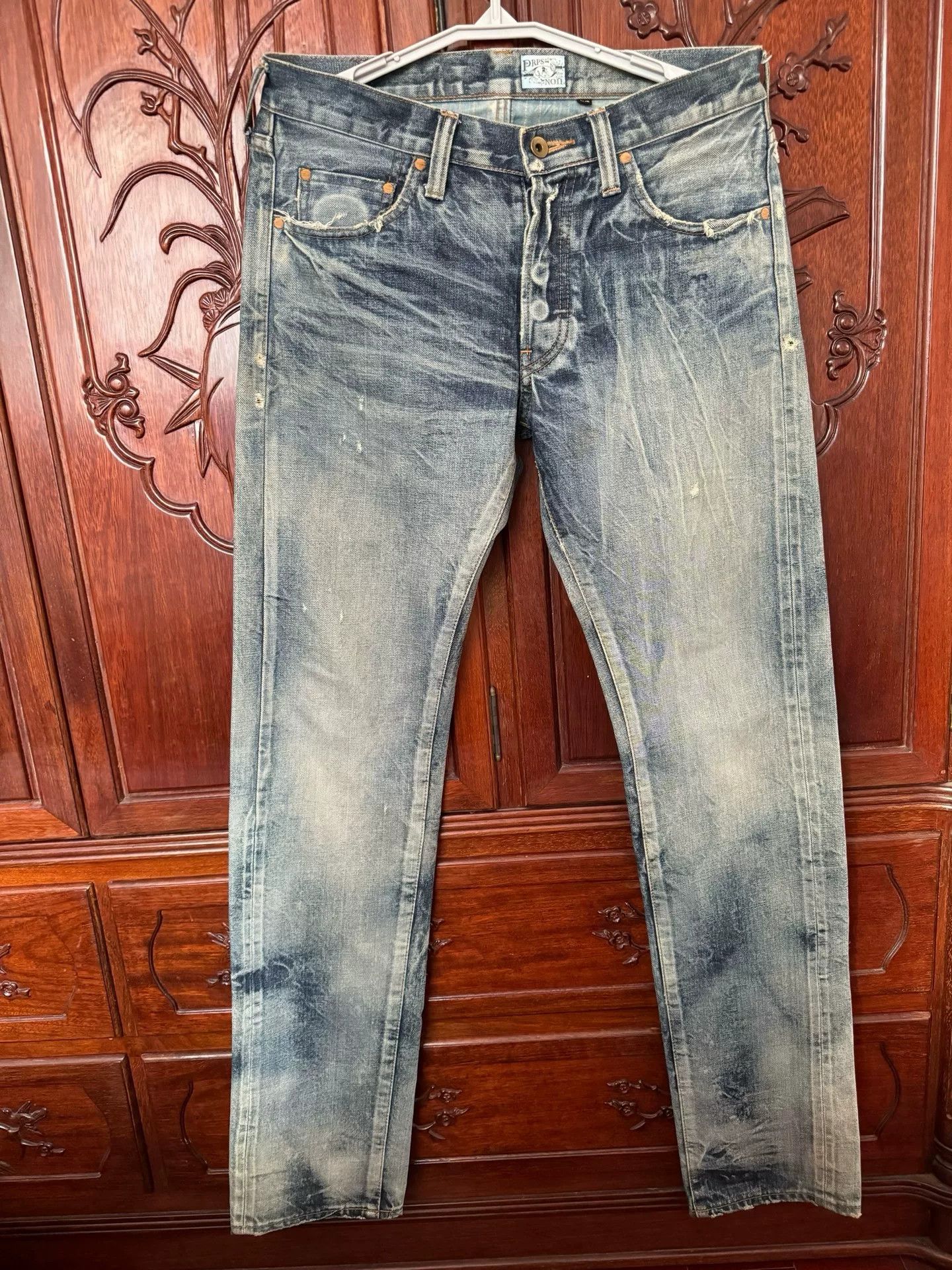 Prps PRPS NOIR Deer Hunter Series Jeans W32 Size US 32 / EU 48 - 1 Thumbnail