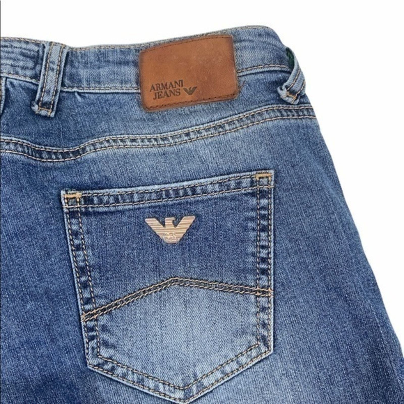 Armani Armani Jeans Blue Classic Jeans | Size 27 Size 27" / US 4 / IT 40 - 4 Thumbnail