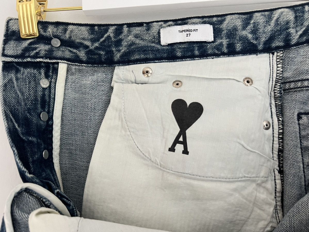 AMI AMI Tapered Fit Jeans - Vintage Bleached Size US 27 - 9 Thumbnail