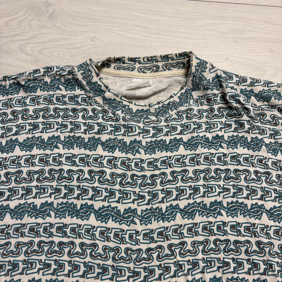 Japanese Brand y2k vintage cropped t-shirt hawaii t-shirt 90s single stitch Size US M / EU 48-50 / 2 - 3 Thumbnail