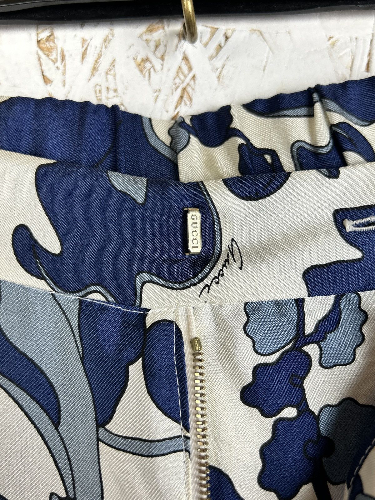 Gucci Vintage Gucci SS12 Silk Floral Ornament Pants Trousers 44 S Size US 28 / EU 44 - 7 Thumbnail