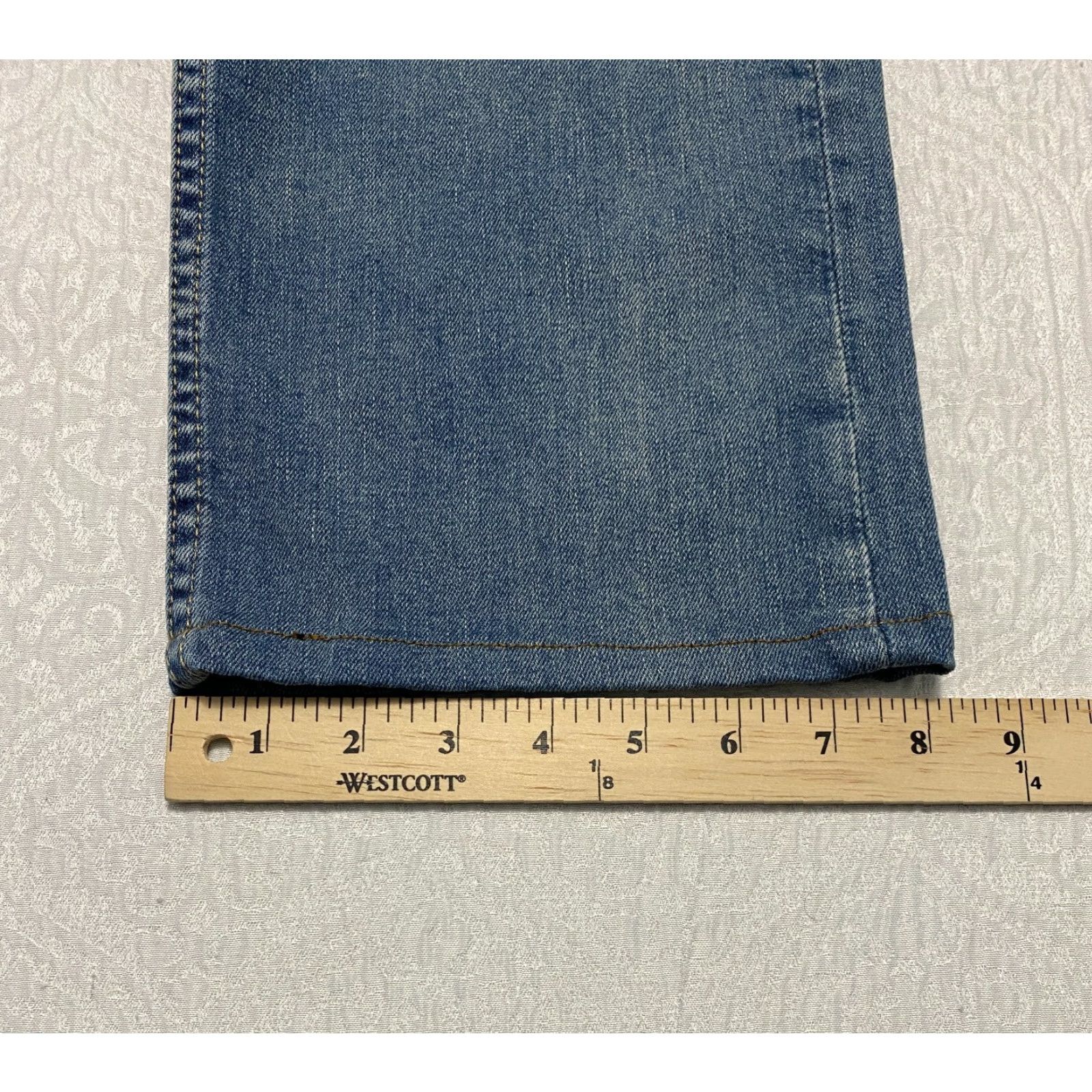 Levi's Levi's 513 Slim Straight Men's Jeans 38×26 Blue Faded Whiskers Hemmed Jeans Slim 5-Pocket Levi's 513 Men Jeans Blue 38x26 Regular Denim Stretch Hemmed Size US 38 / EU 54 - 7 Thumbnail