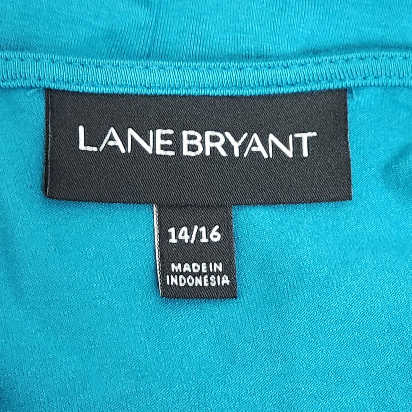 Other Lane Bryant Blue Teal Crisscross Bodice Hi Low Dress 14 16 Size XL / US 12-14 / IT 48-50 - 5 Thumbnail