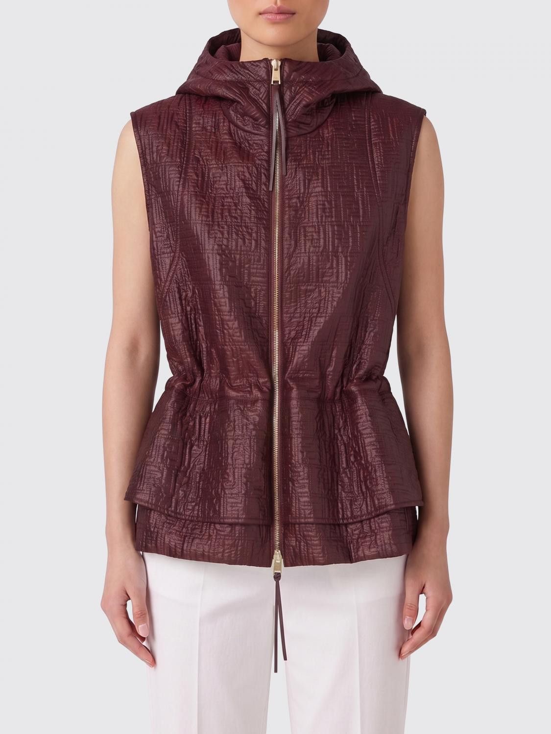 Fendi Fendi Waistcoat Woman Red Size S / US 4 / IT 40 - 1 Thumbnail