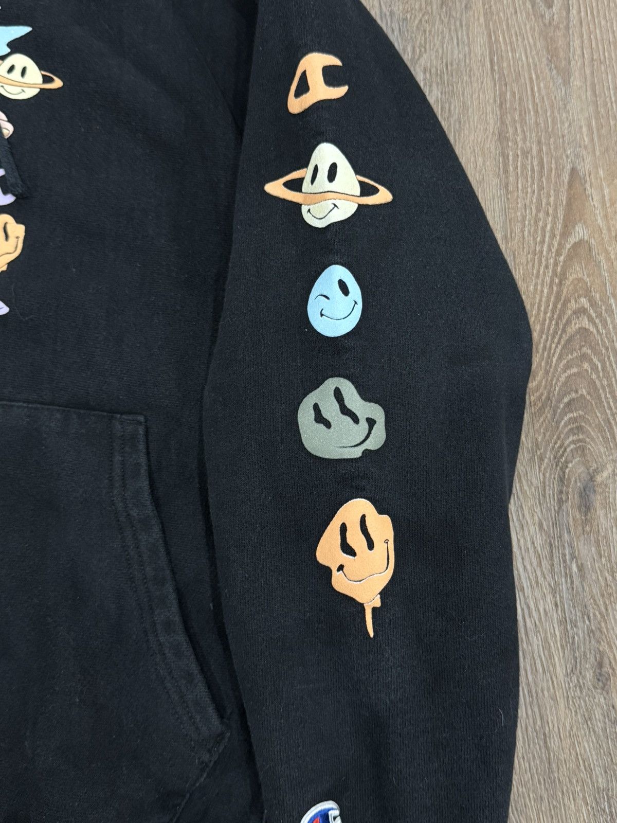 Champion × Vintage Champion Reverse Weave Mushroom Smiley Psychedelic Hoodie Size US M / EU 48-50 / 2 - 7 Thumbnail