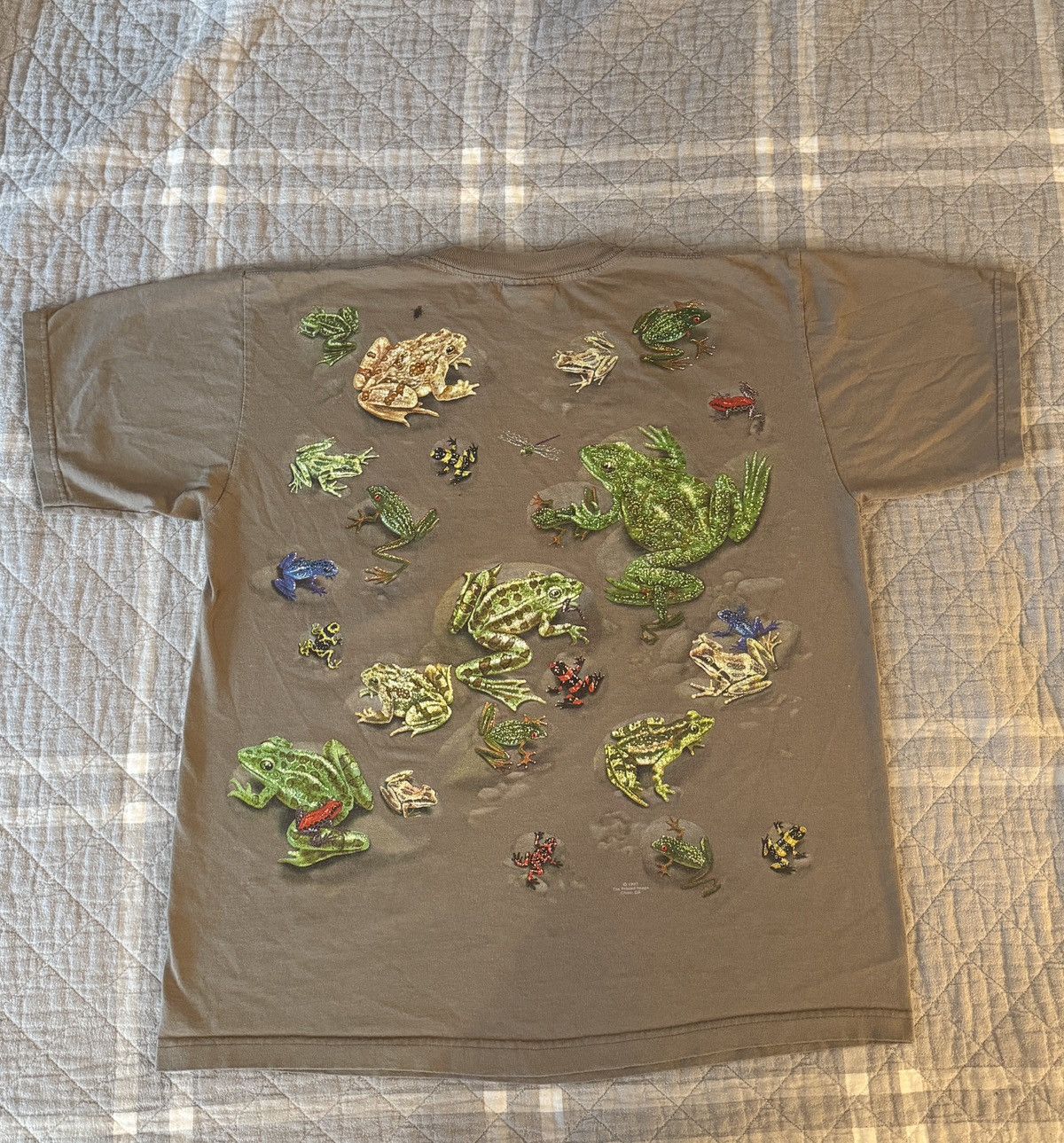 Vintage 90’s Frog AOP Tee Size US XL / EU 56 / 4 - 2 Thumbnail