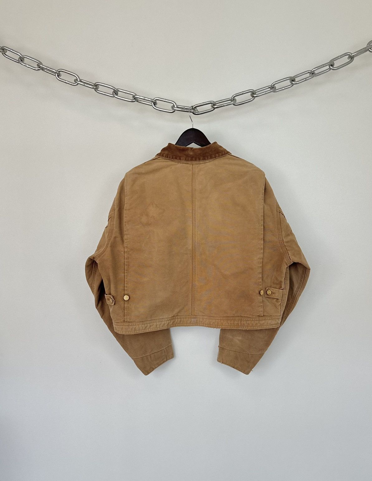 Carhartt Vintage 90s Carhartt USA Distressed Cropped Detroit Jacket Size US S / EU 44-46 / 1 - 2 Thumbnail