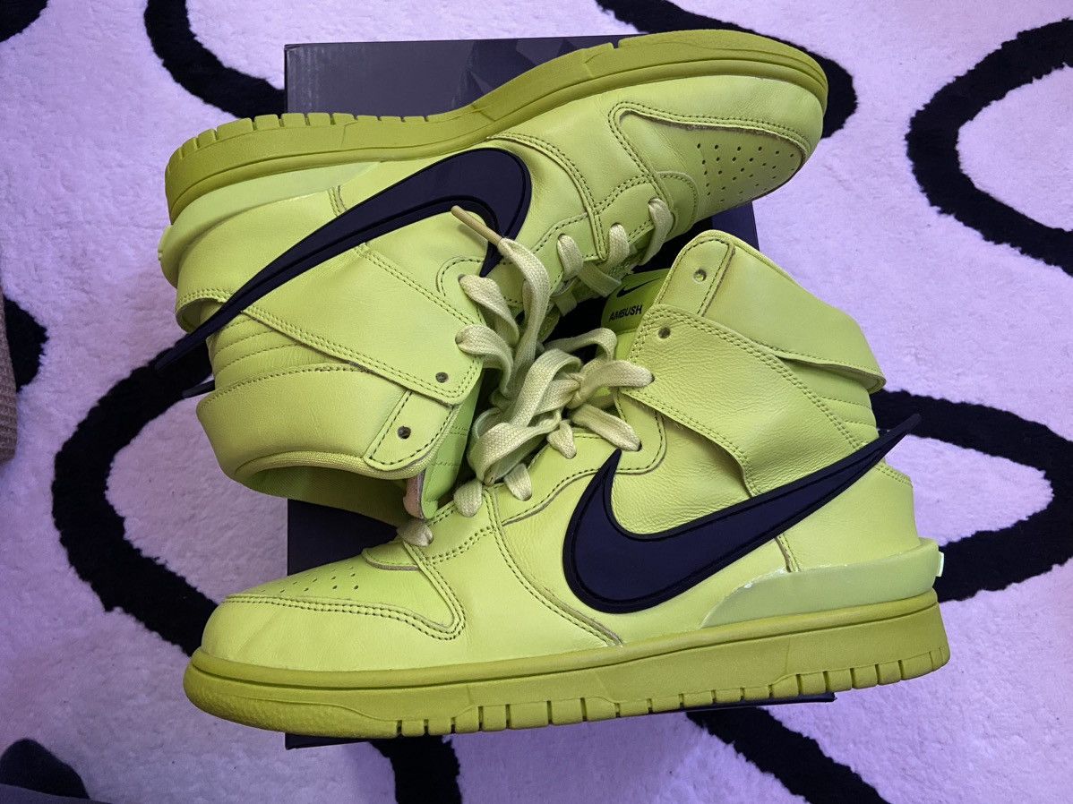 Ambush Nike Dunk High Flash Lime