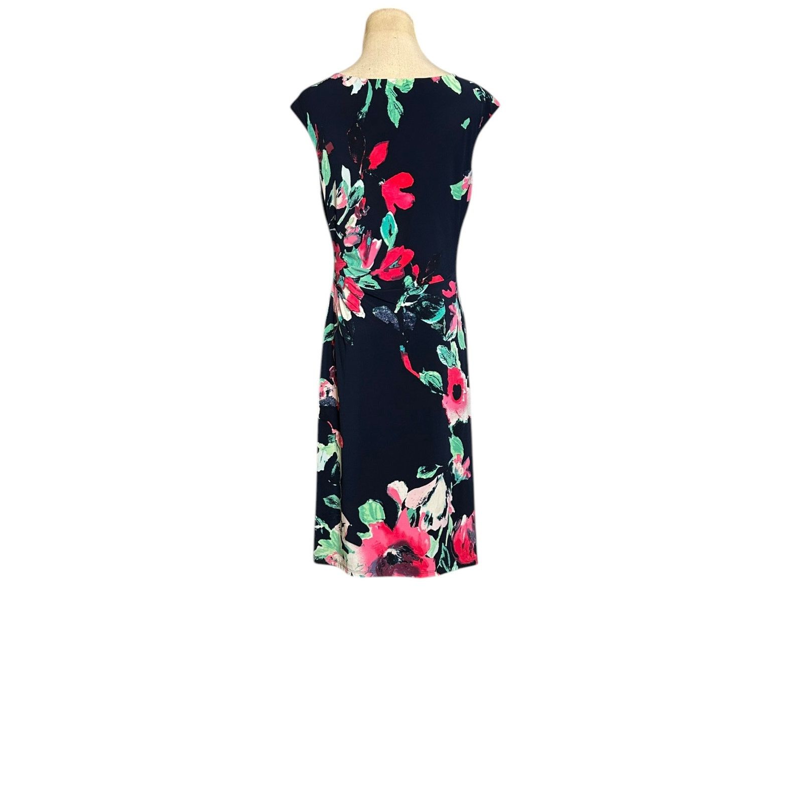 Ralph Lauren Ralph Lauren blue floral cap sleeves sheath dress size 6 Size M / US 6-8 / IT 42-44 - 7 Thumbnail