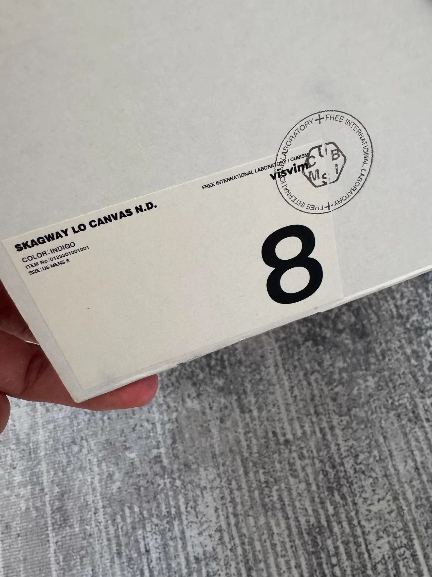 Visvim VISVIM 23SS SKAGWAY HI CANVAS X RONHERMAN Indigo Low US8 NWT Size US 8 / EU 41 - 4 Thumbnail
