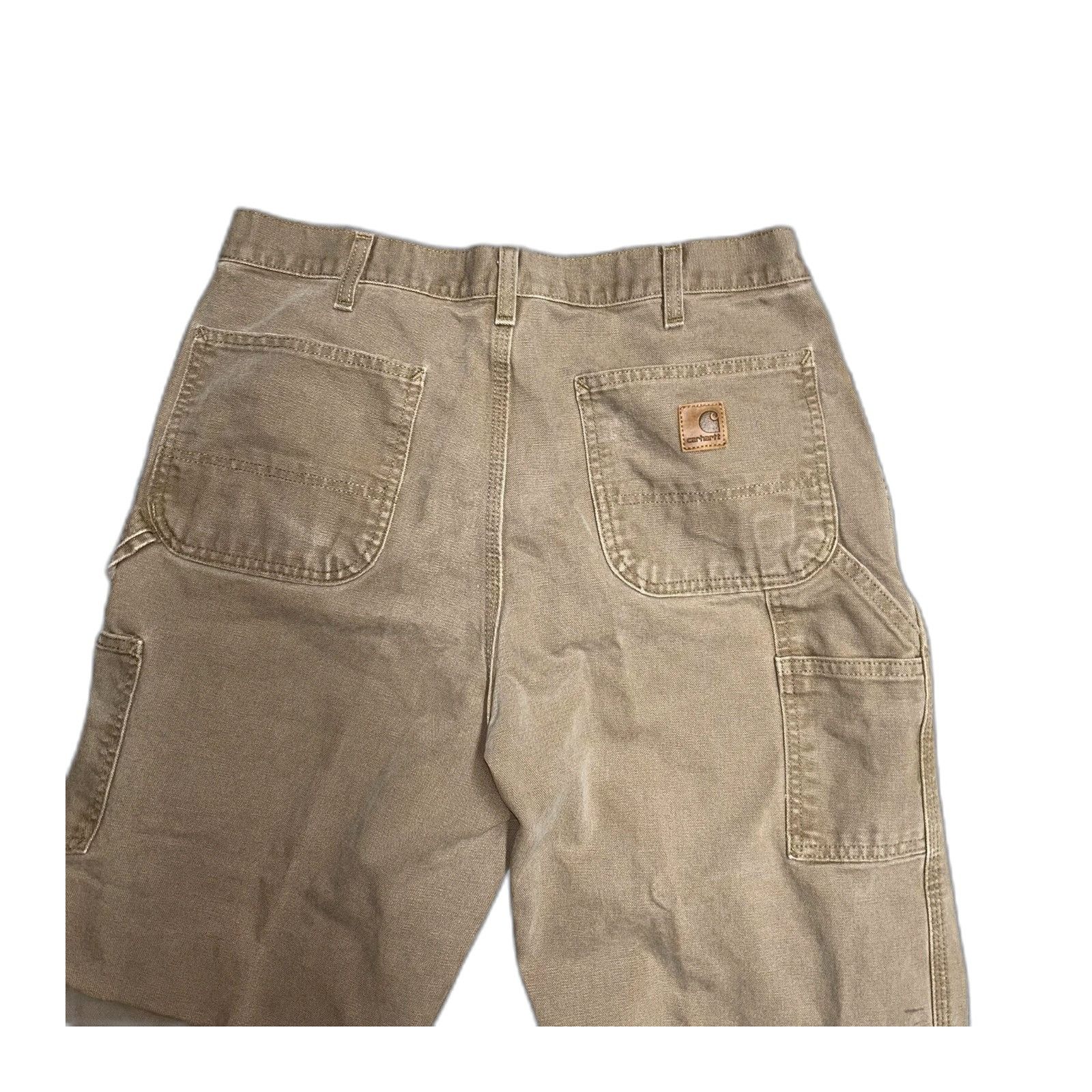 Carhartt Carhartt Pants Mens 36x35 Brown Duck Canvas Carpenter Dungar Size US 36 / EU 52 - 7 Thumbnail