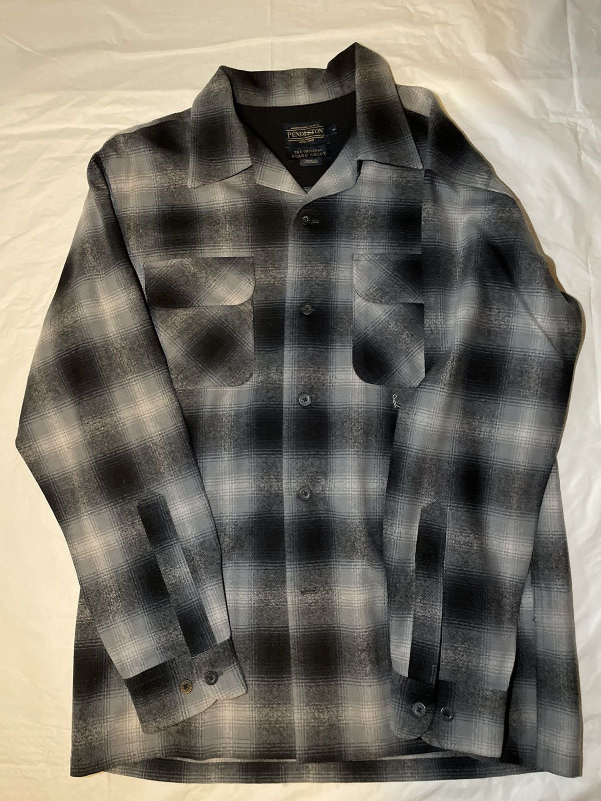 Pendleton Black and white flannel Grailed