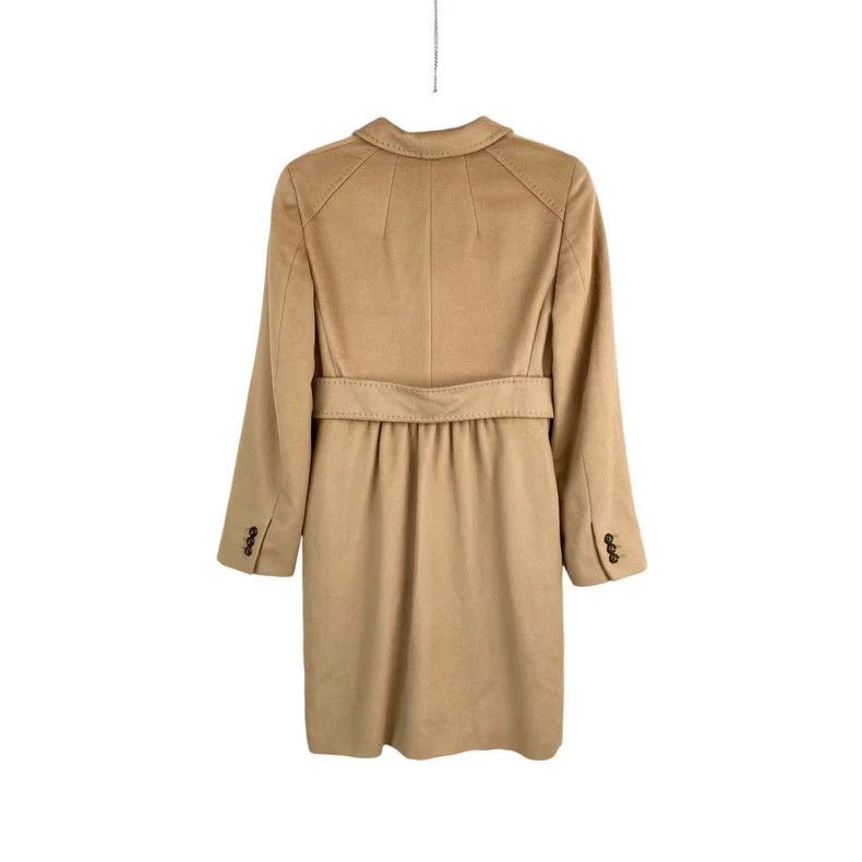 Max Mara Max Mara Wool brown double-breasted coat Size M / US 6-8 / IT 42-44 - 2 Thumbnail