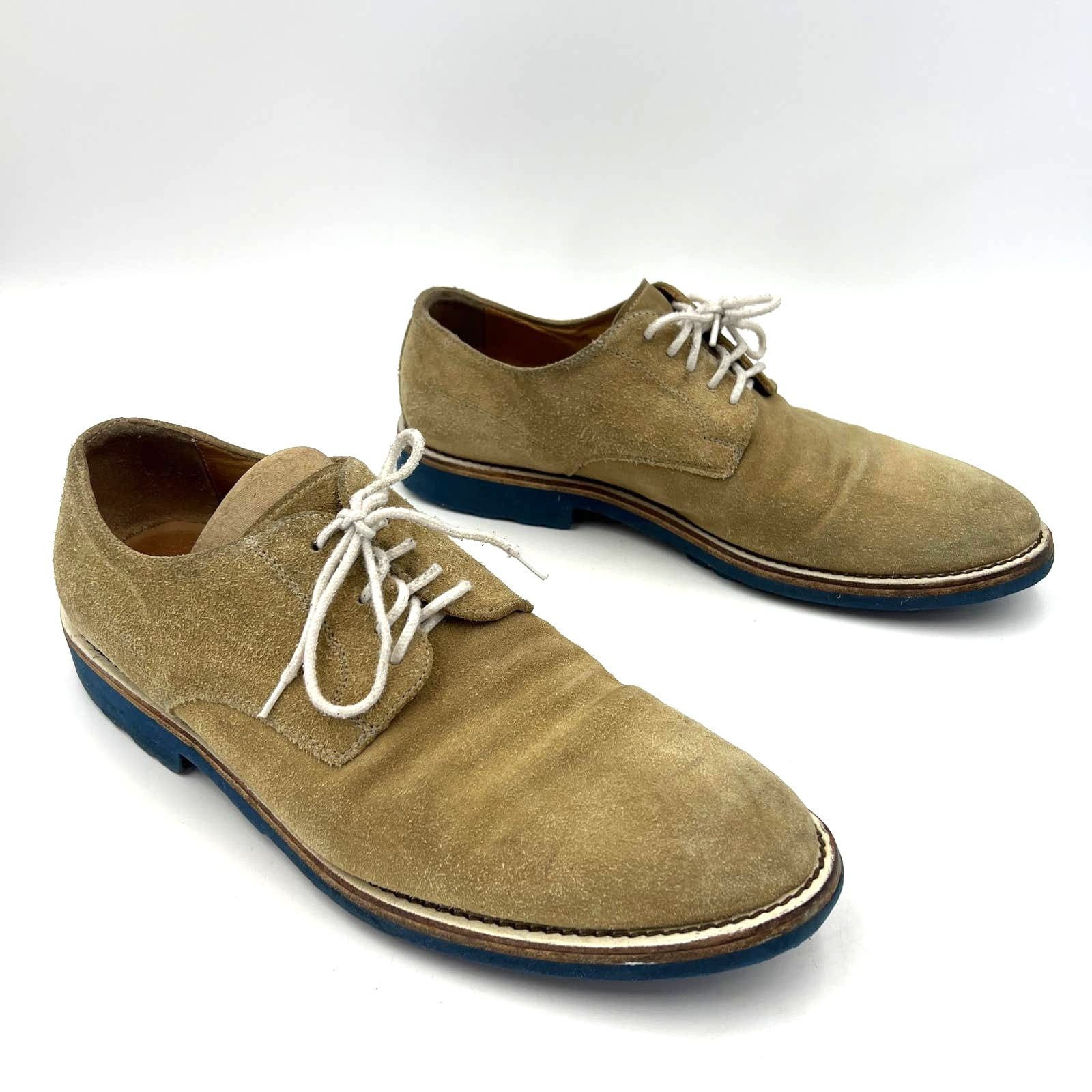 Ugg Ugg Collection Suede Derby Shoe Tan Khaki Oxford Lug Sole Size US 10 / EU 43 - 1 Thumbnail