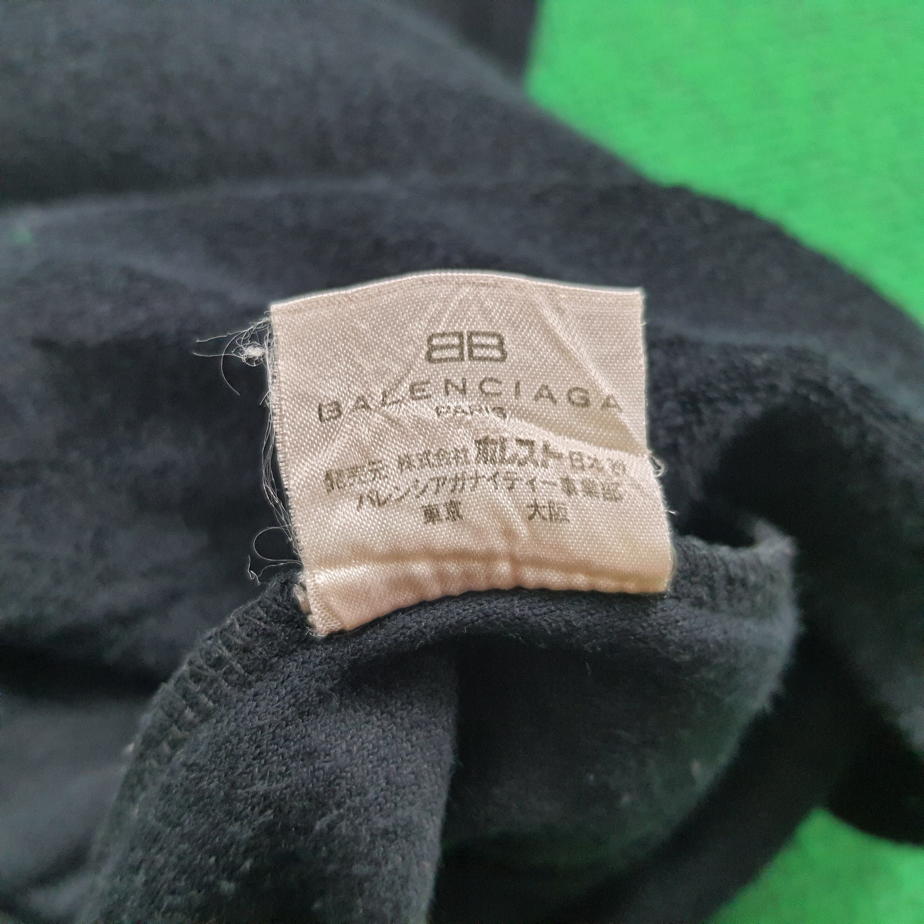 Balenciaga × Vintage Balenciaga Paris Fleece Women Twee T-shirt Size L / US 10 / IT 46 - 5 Thumbnail