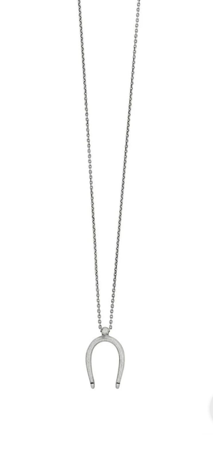 Lucky” Horse-shoe Pendant Necklace