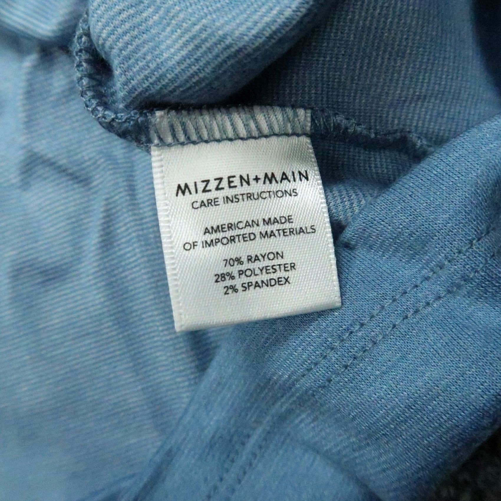 Mizzen+Main Mizzen+Main Sweater Men's 2XL Blue 1/4 Zip Long Sleeve Pullover Jumper Knit Regular Shirt Category: Sweater Size US XXL / EU 58 / 5 - 4 Thumbnail