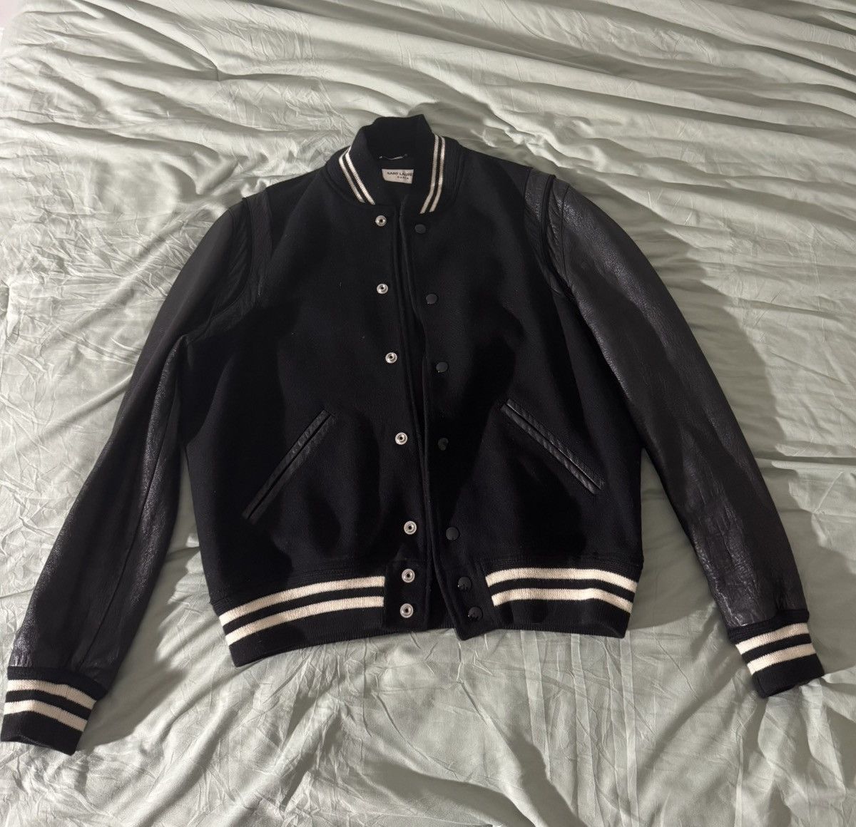 Saint Laurent Paris Saint Laurent Wool Teddy Jacket Size US M / EU 48-50 / 2 - 1 Thumbnail