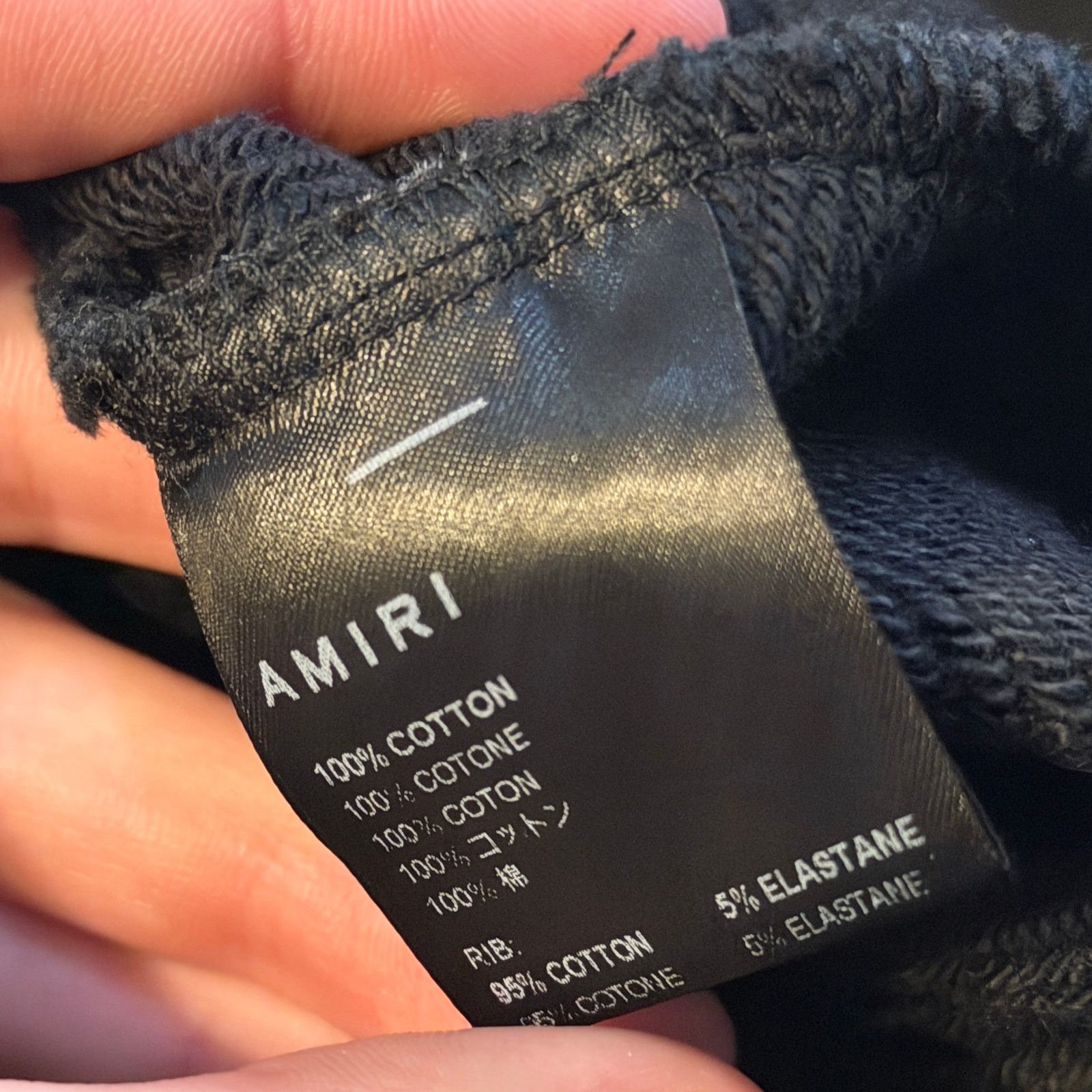 Amiri Amiri Basic Logo Spell-Out Crewneck Size US M / EU 48-50 / 2 - 4 Thumbnail