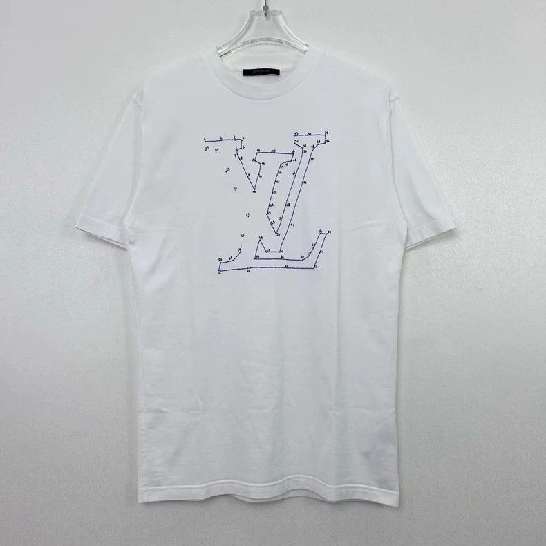 Louis Vuitton Louis Vuitton White Lianliankan short sleeve 2501-Nextarrow Size US L / EU 52-54 / 3 - 1 Thumbnail