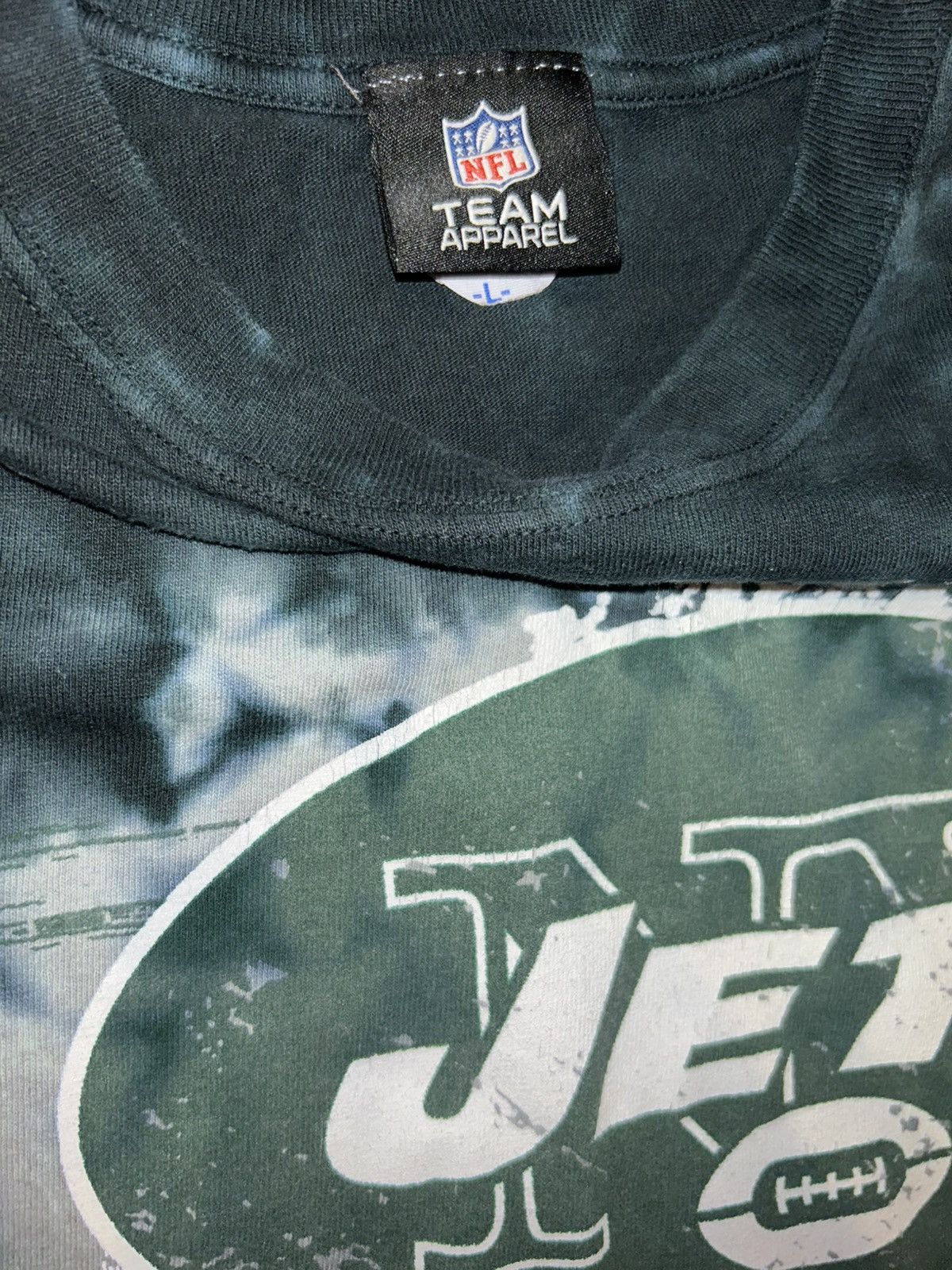 NFL × Vintage Vintage New York Jets NFL tie dye t-shirt Size US L / EU 52-54 / 3 - 3 Thumbnail