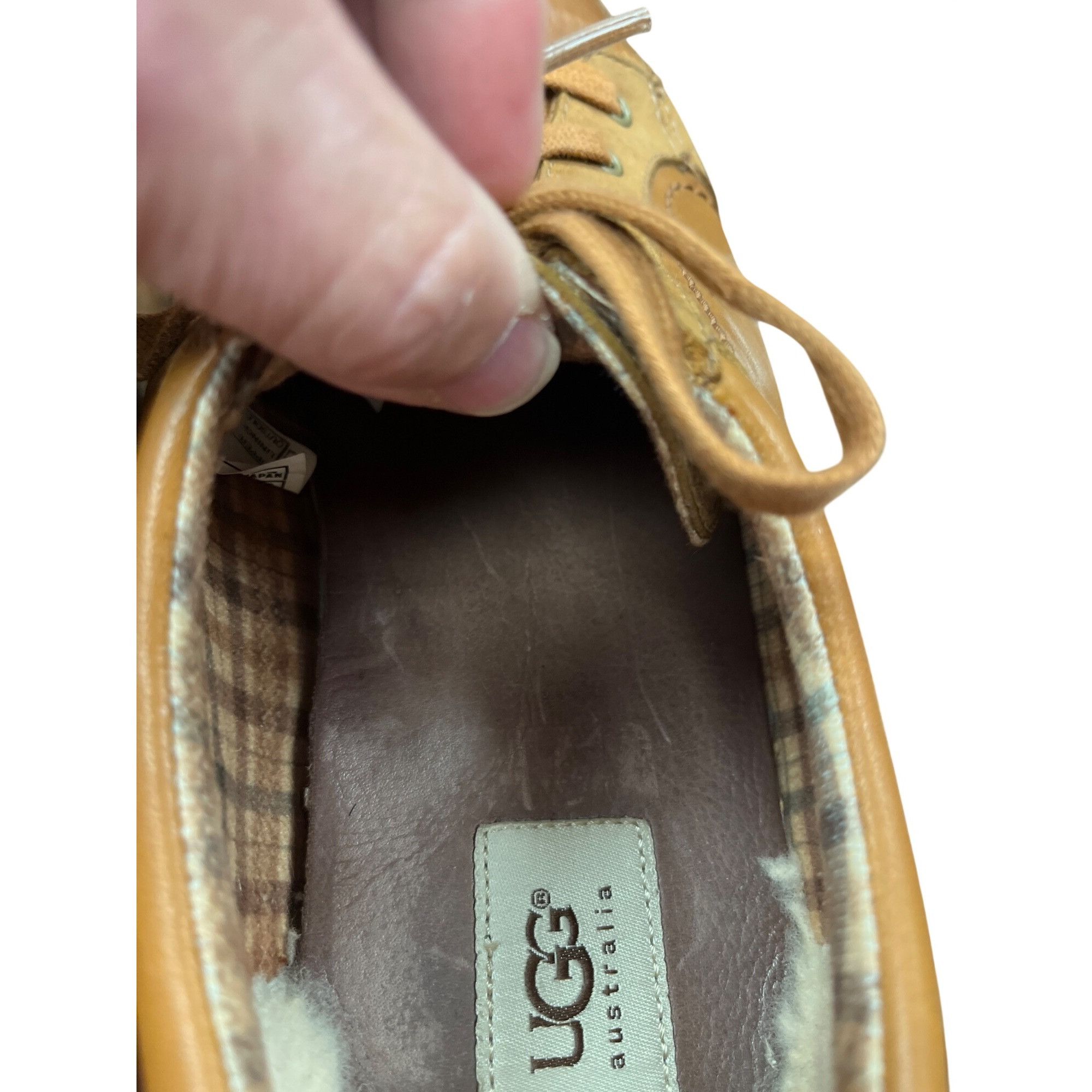 Ugg UGG Australia mens brown leather oxford sneaker hybrid shoes Size US 11 / EU 44 - 9 Thumbnail