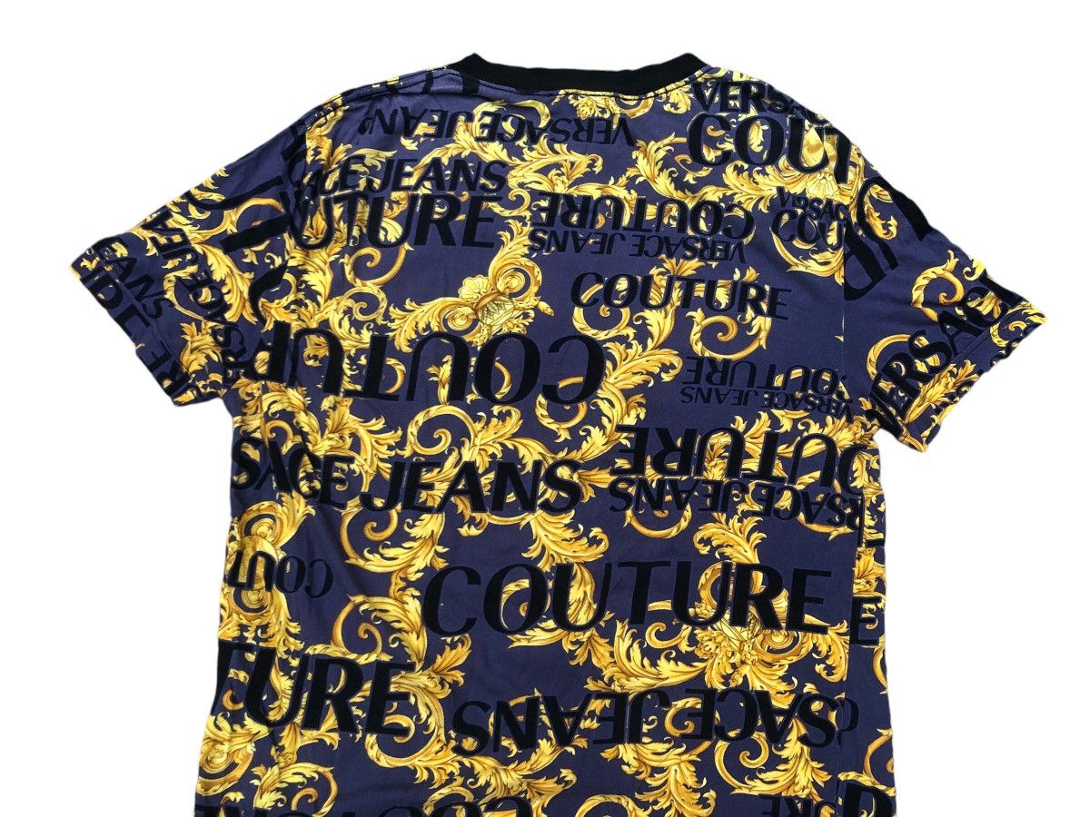 Versace Auth VERSACE JEANS COUTURE All-Over Print Medusa T-Shirt Size US M / EU 48-50 / 2 - 4 Thumbnail