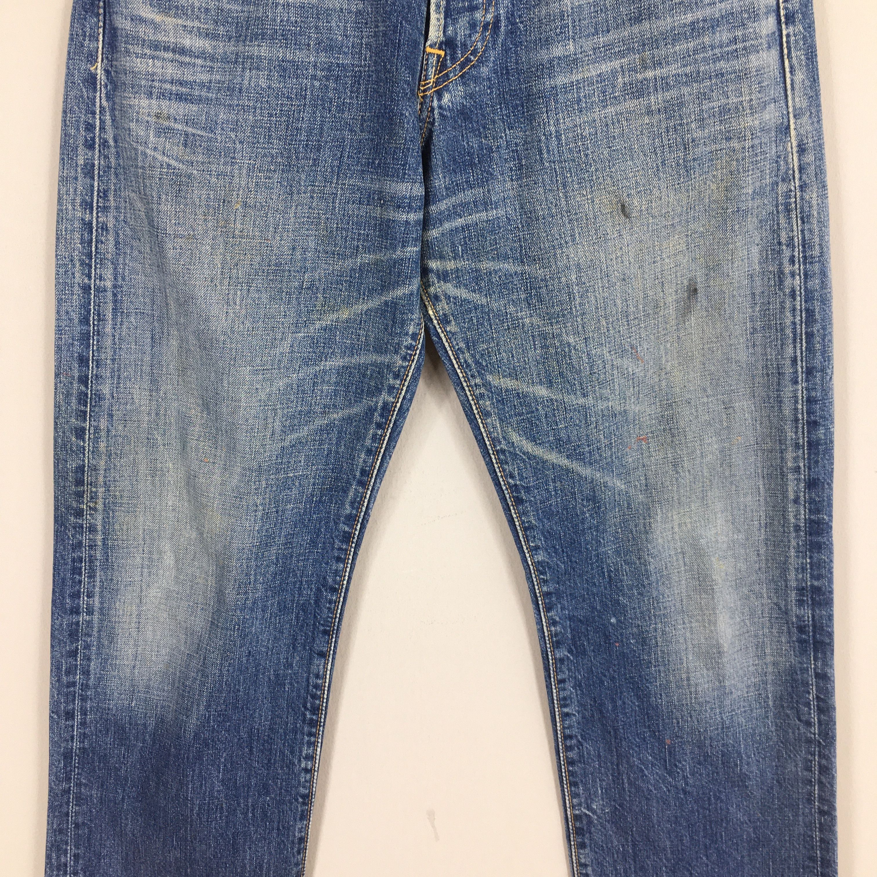 Levi's Size 28x30.5 Vintage 90s Levi's 501 Faded Blue Jeans S1214 Size US 28 / EU 44 - 3 Thumbnail